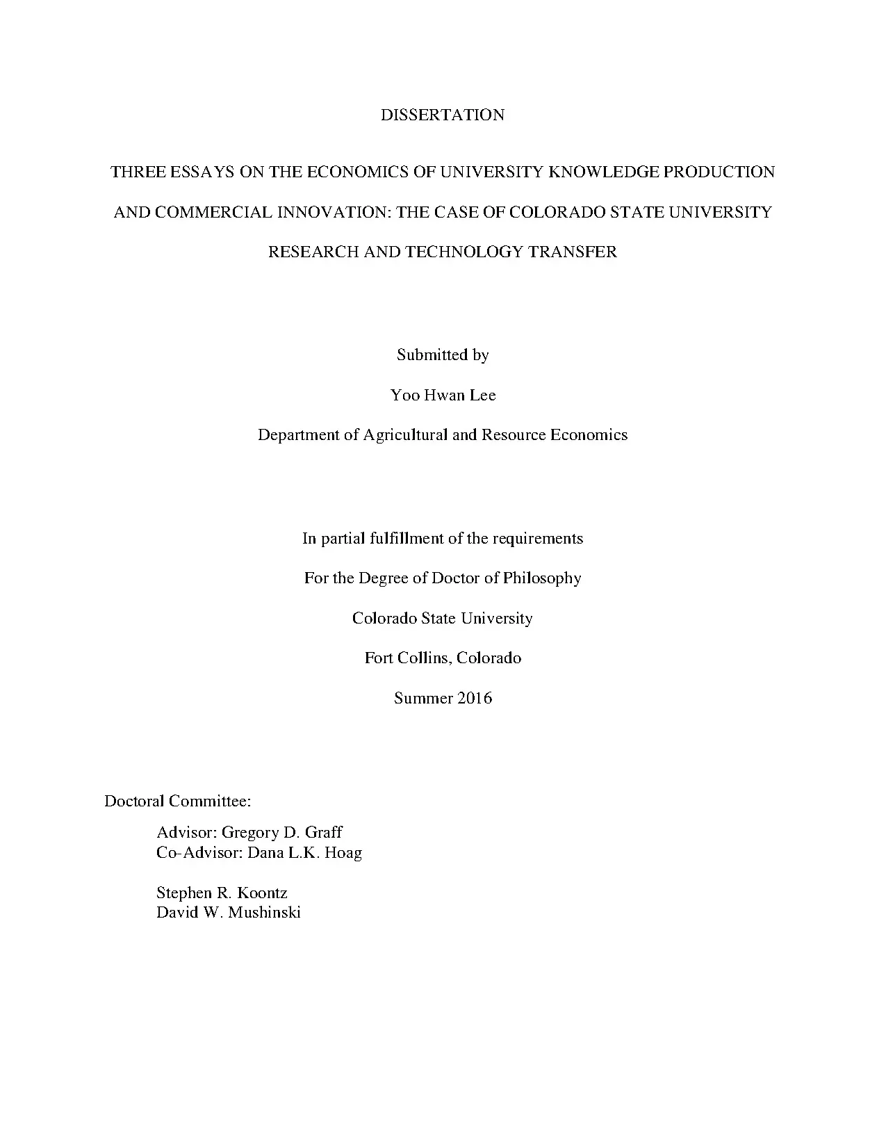 Kinh tế sản xuất tri thức đại học & đổi mới thương mại CSU