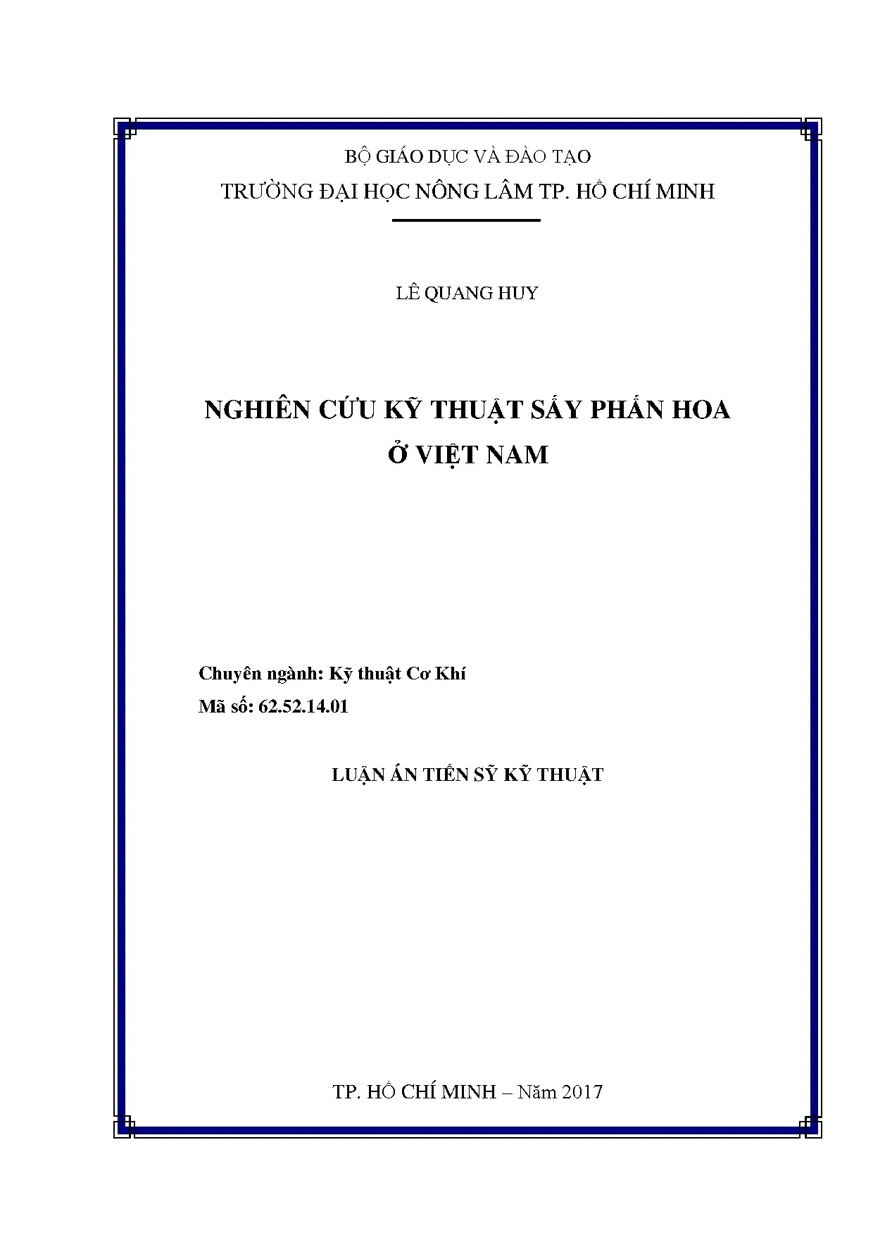 Nghiên cứu Kỹ thuật Sấy Phấn Hoa ở Việt Nam