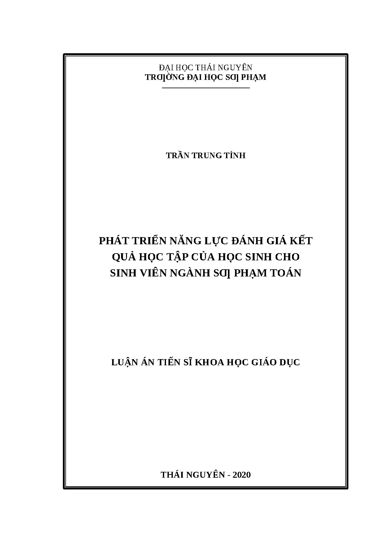 Phát triển năng lực đánh giá kết quả học tập Toán