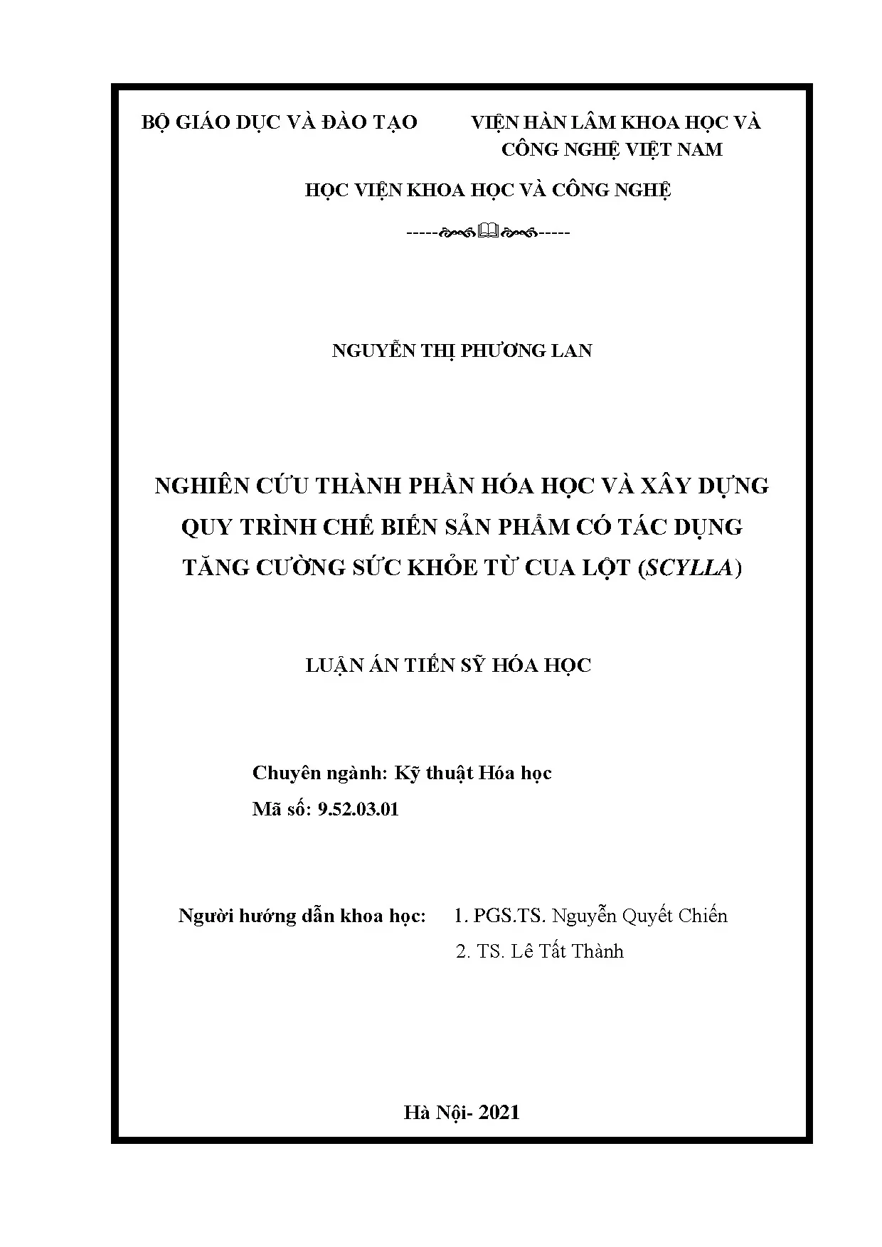 Nghiên cứu Cua Lột: Thành phần hóa học và sản phẩm sức khỏe
