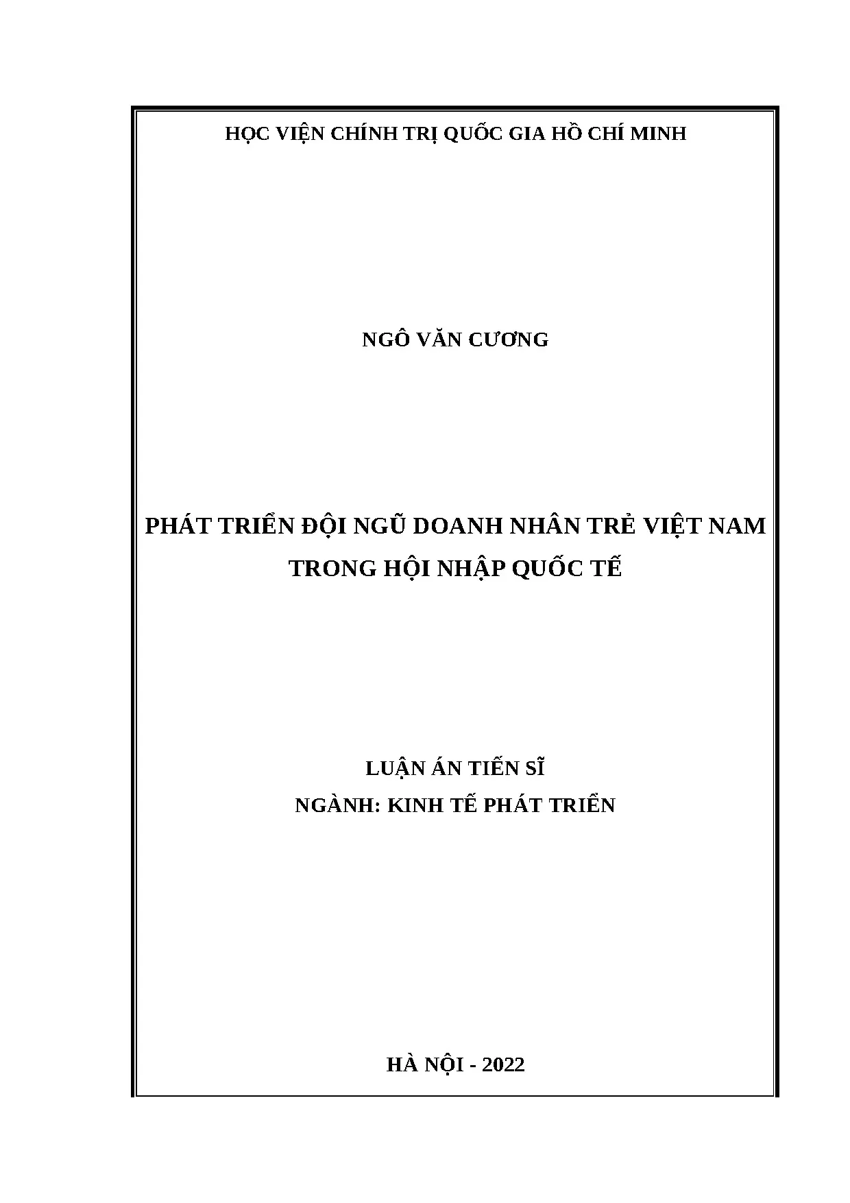 Luận án ncs ngô văn cương