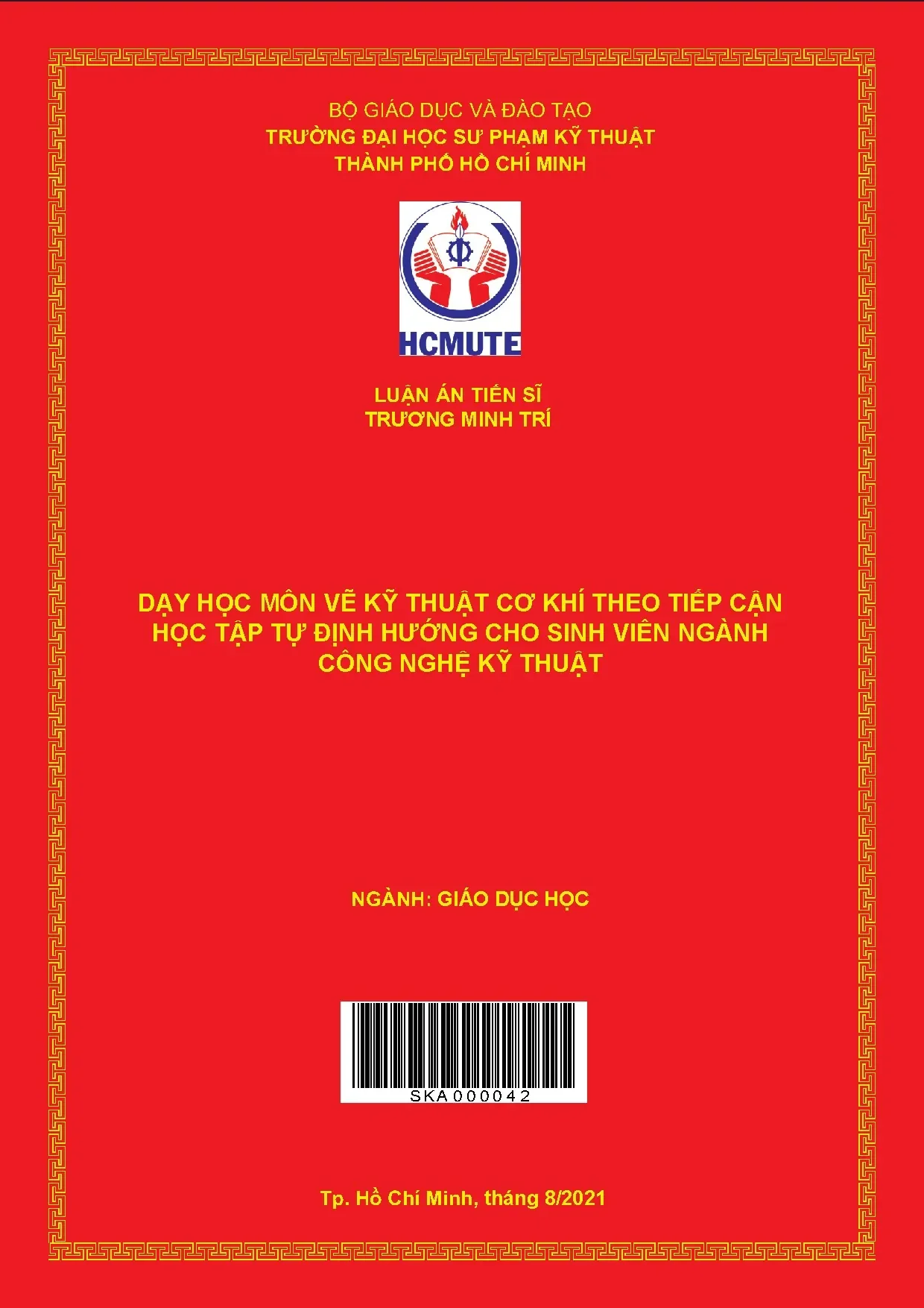 Dạy học môn vẽ kỹ thuật cơ khí theo tiếp cận học tập tự định