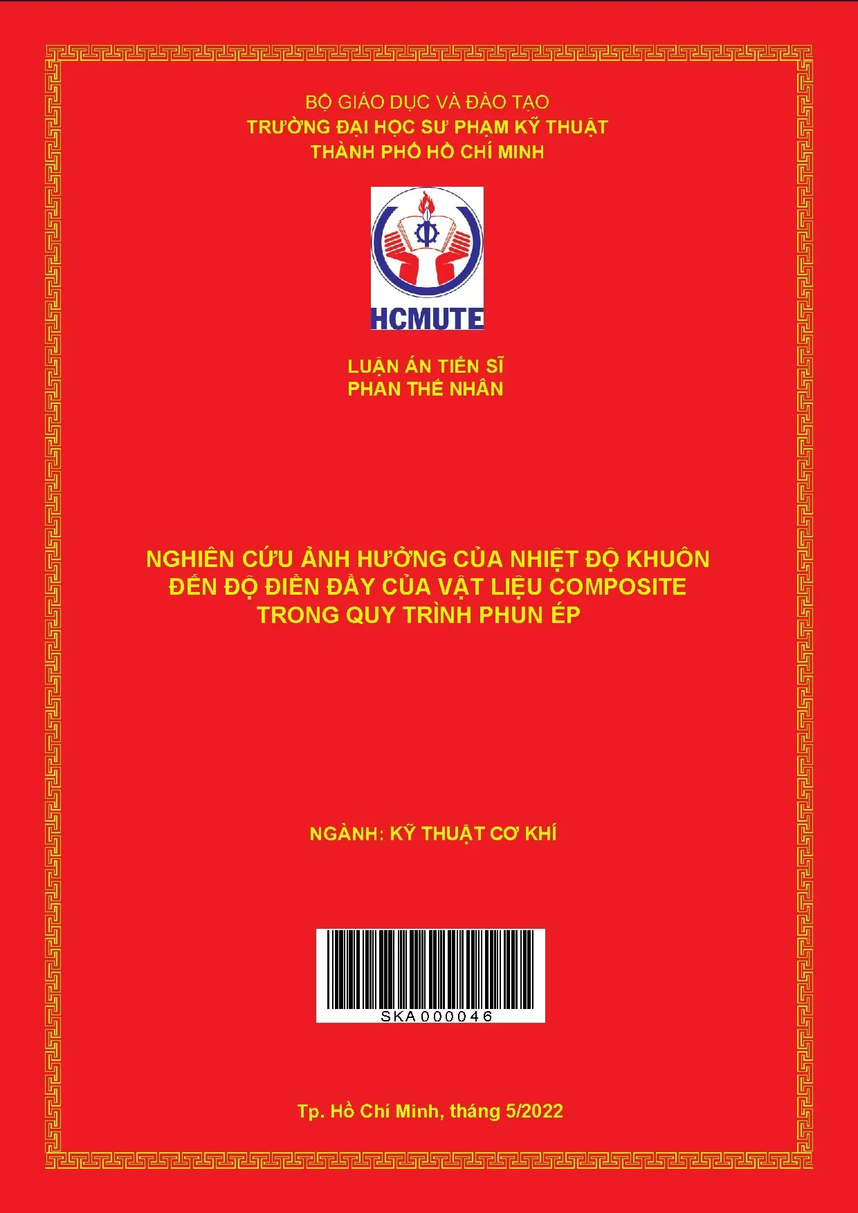 Ảnh hưởng nhiệt độ khuôn đến độ điền đầy vật liệu composite