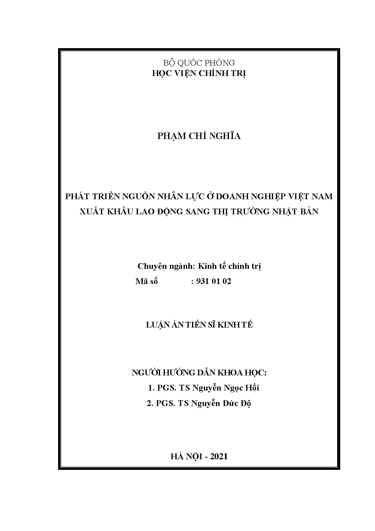 Phát triển NNL doanh nghiệp Việt Nam XKLĐ Nhật Bản