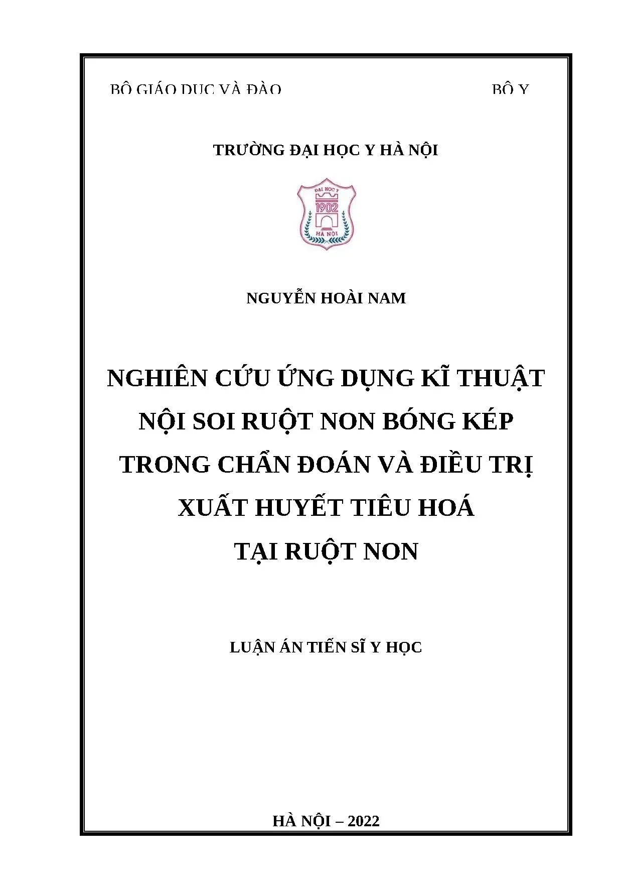 Luận án tiến sĩ y học đề tài nghiên cứu ứng dụng kĩ thuật nộ