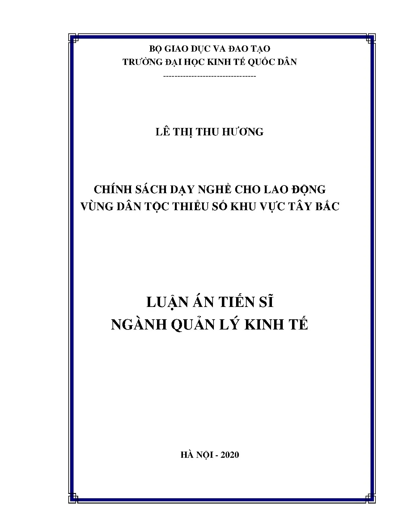 Chính sách dạy nghề cho lao động vùng dân tộc thiểu số Tây Bắc
