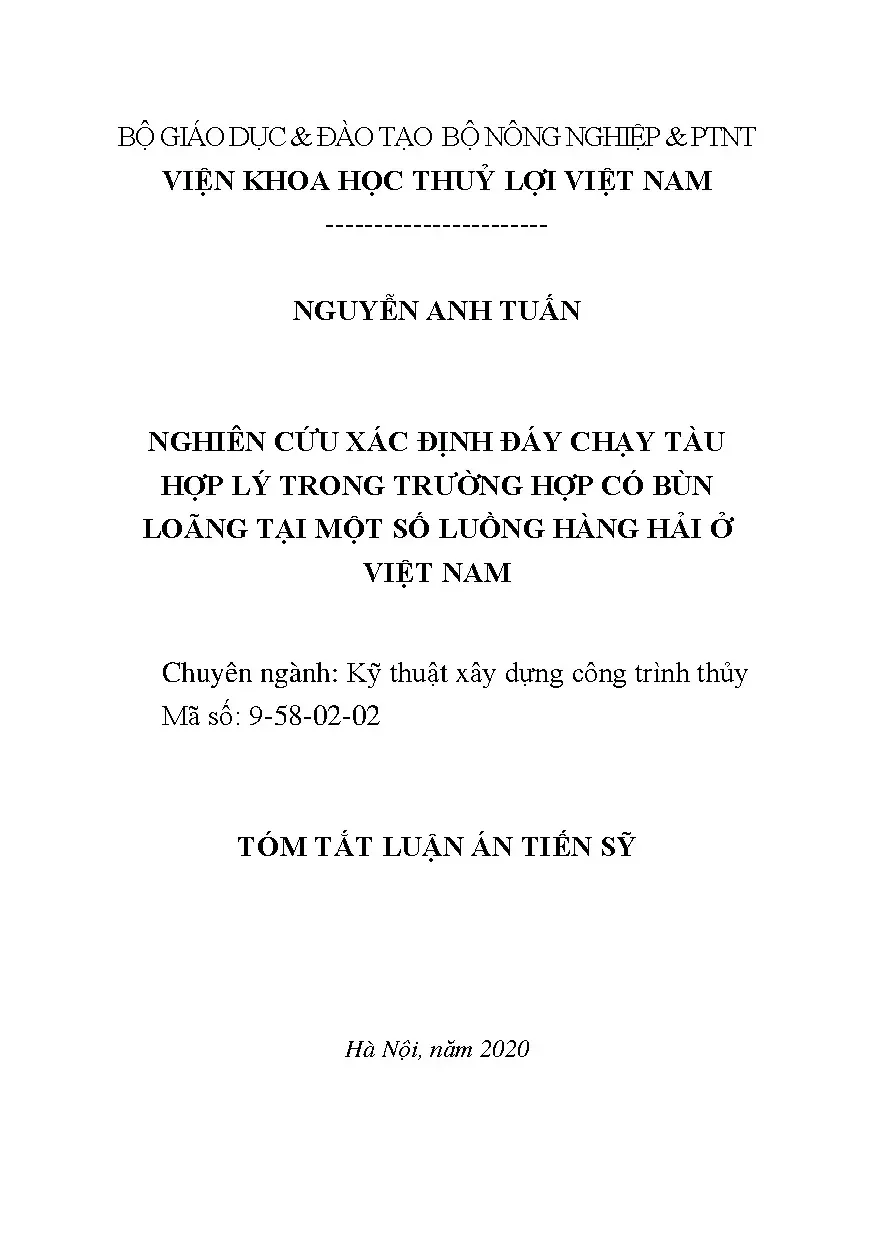 Đáy Chạy Tàu Hợp Lý: Nghiên Cứu Bùn Loãng Luồng Hàng Hải Việt Nam