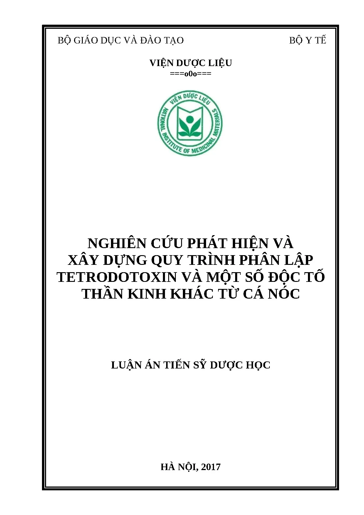 Luận án tiến sĩ dược học full dược cổ truyền nghiên cứu phát