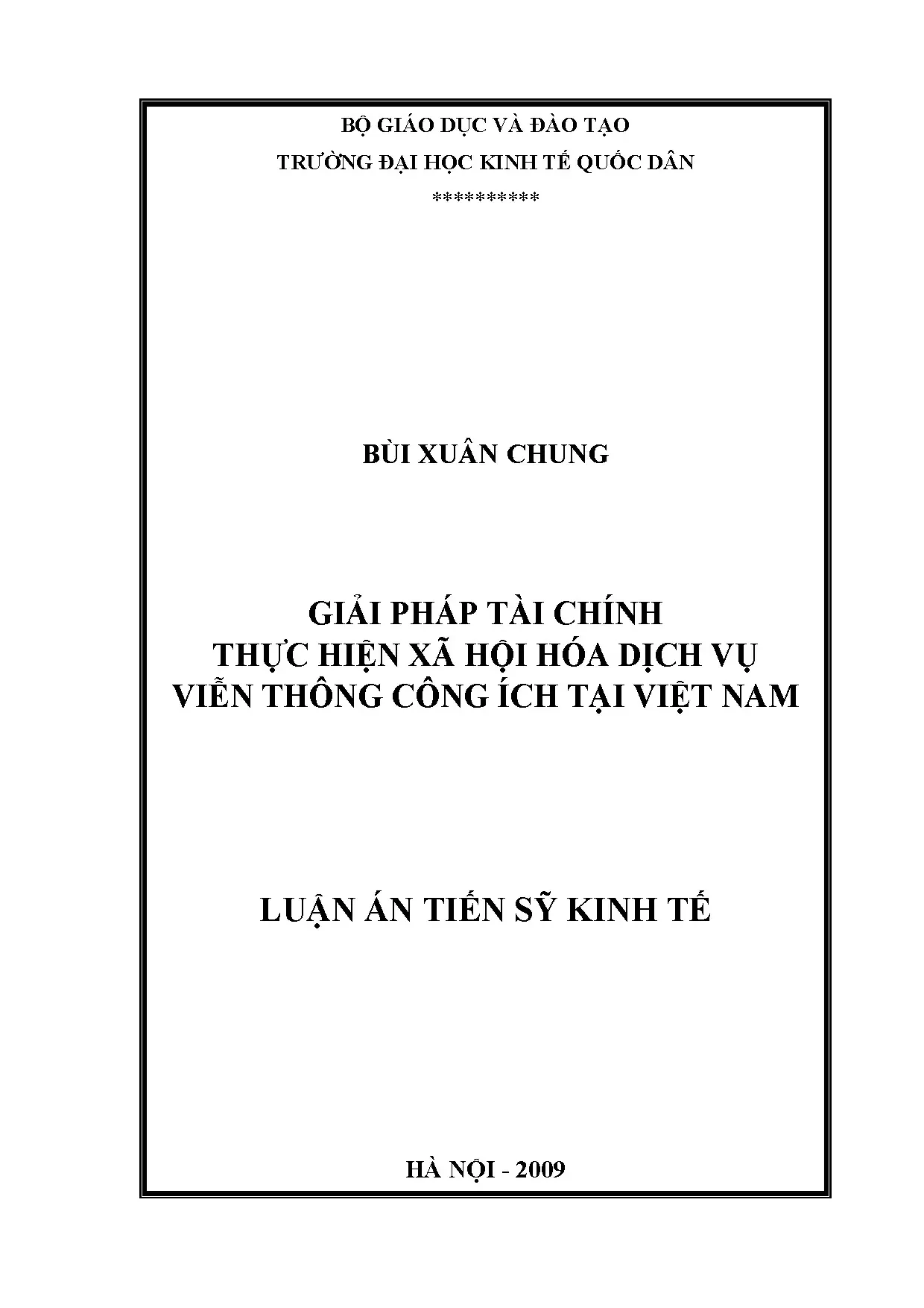 Giải pháp tài chính thực hiện xã hội hóa dịch vụ viẽn thông