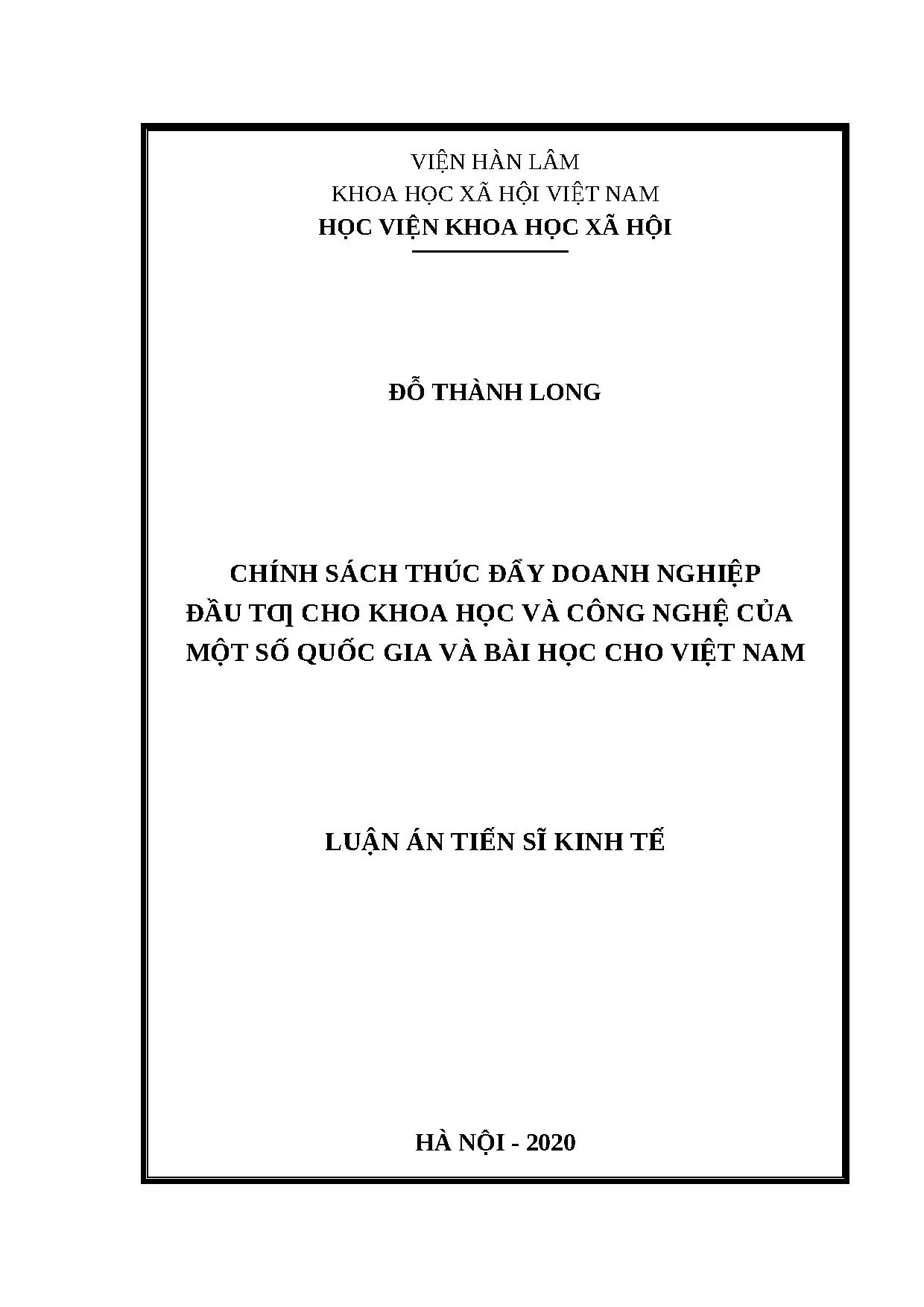 Chính sách thúc đẩy doanh nghiệp đầu tư KH&CN: Bài học cho Việt Nam