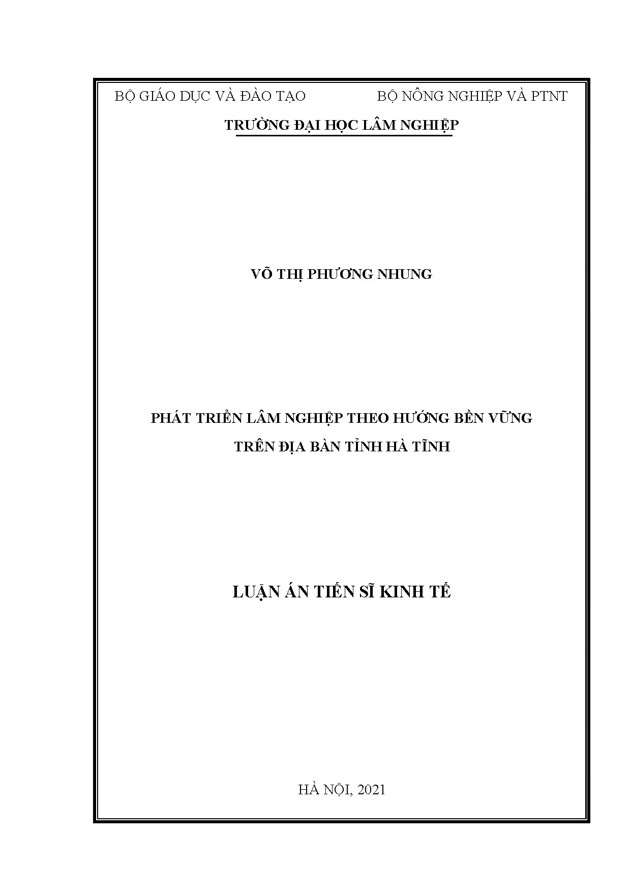Phát triển lâm nghiệp theo hướng bền vững trên địa bàn tỉnh