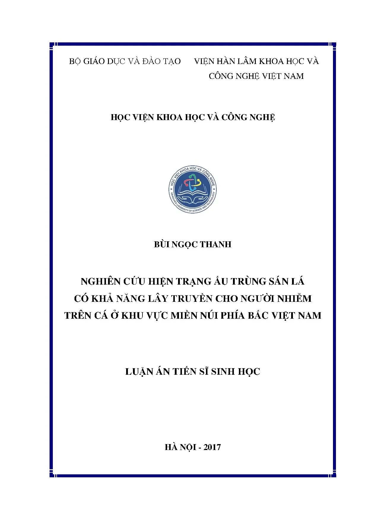Nghiên cứu ấu trùng sán lá trên cá ở miền núi phía Bắc