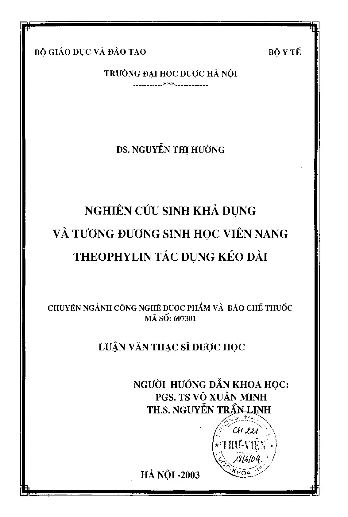 Nghiên cứu sinh khả dụng và tương đương sinh học của viên na