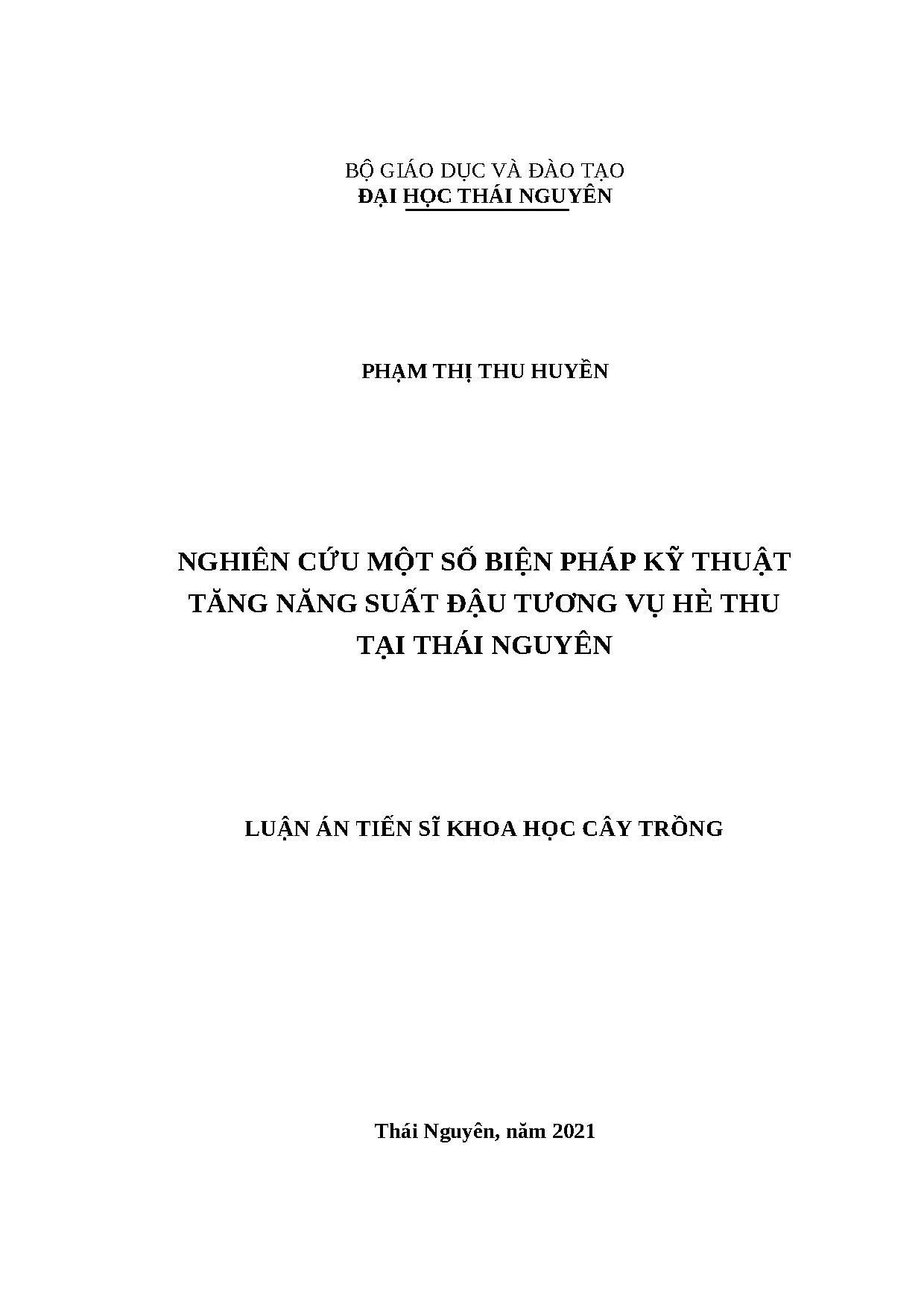 Luận án tiến sĩ nghiên cứu một số biện pháp kỹ thuật tăng nă
