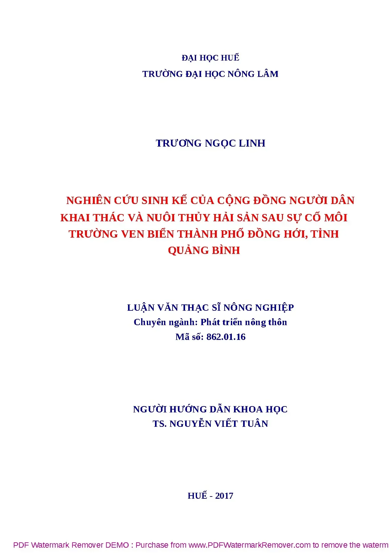 Sinh kế thủy hải sản Đồng Hới sau sự cố môi trường biển