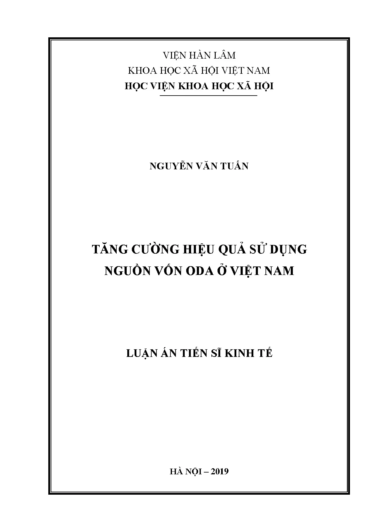 Tăng cường hiệu quả sử dụng vốn ODA tại Việt Nam