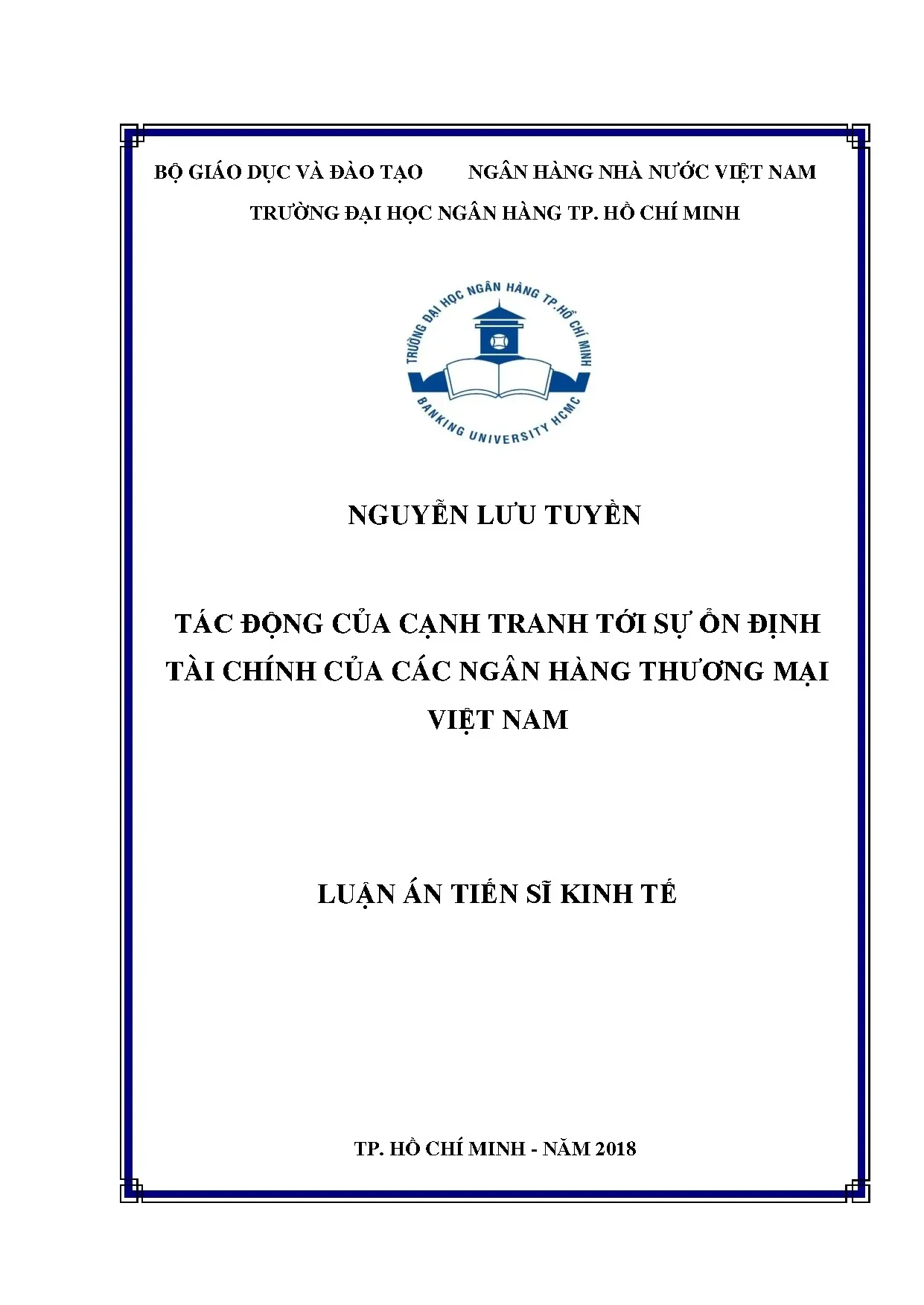 Tác động của canh tranh tới sự ổn định tài chính của các ngâ