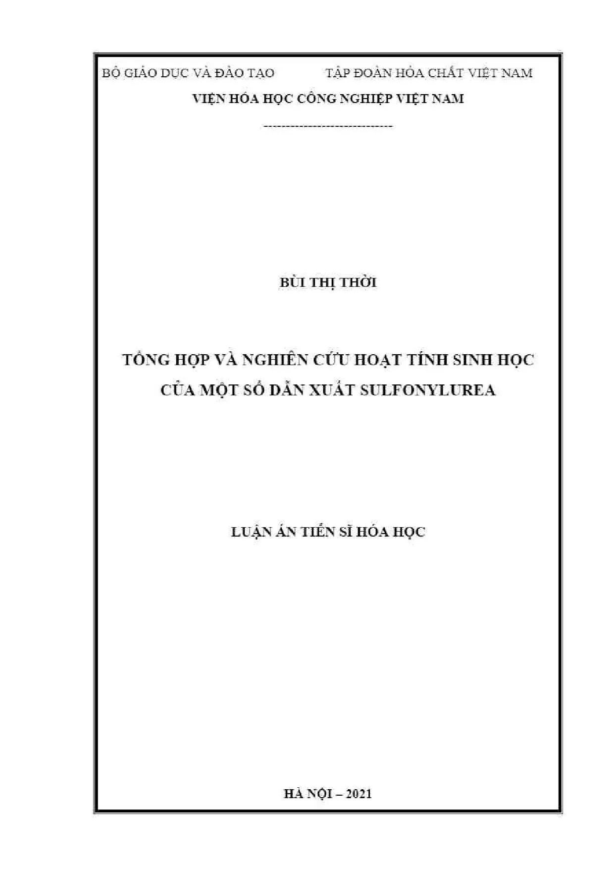Luận án tiến sĩ tổng hợp và nghiên cứu hoạt tính sinh học củ
