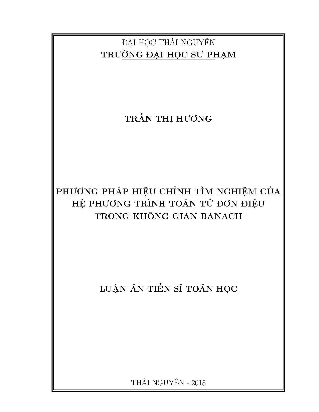 Hiệu chỉnh tìm nghiệm hệ phương trình toán tử đơn điệu