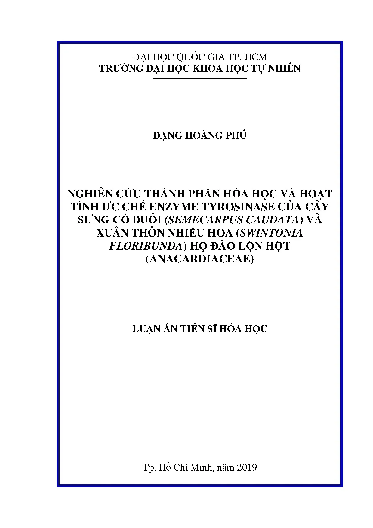 Nghiên cứu cây Sưng có đuôi, Xuân thôn: Hoạt tính ức chế tyrosinase