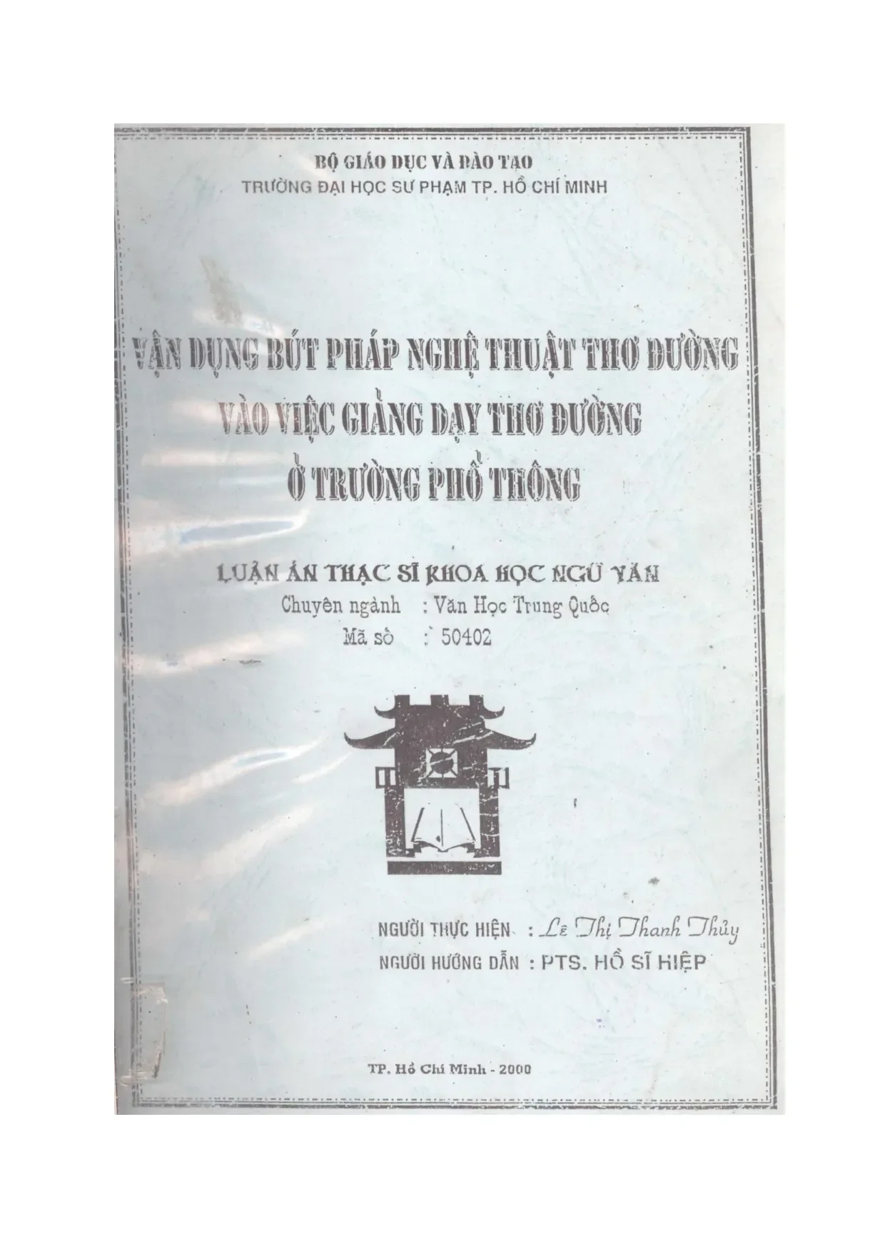 Giảng dạy Thơ Đường theo đặc trưng loại thể ở phổ thông