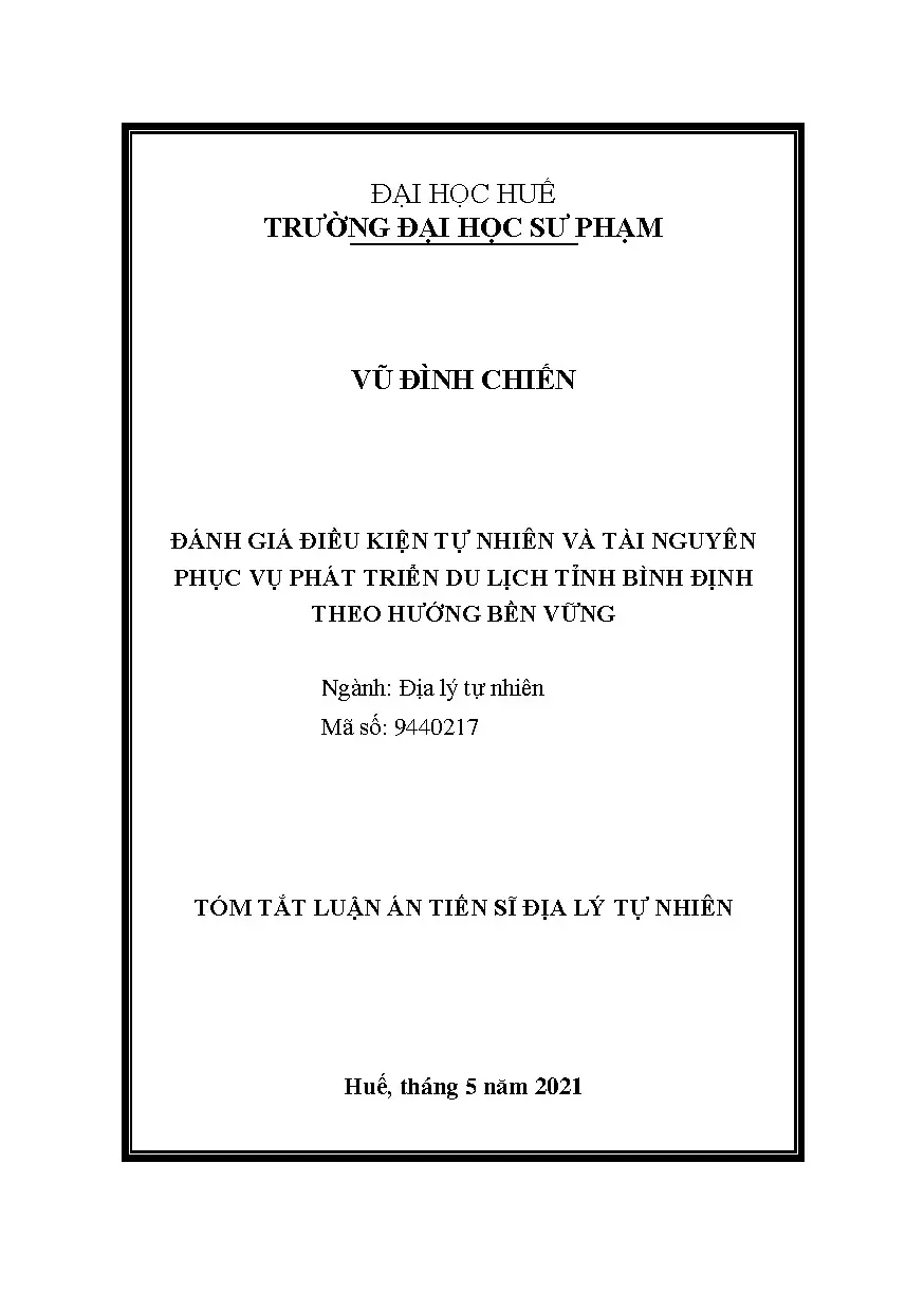 Tài nguyên du lịch Bình Định: Phát triển bền vững