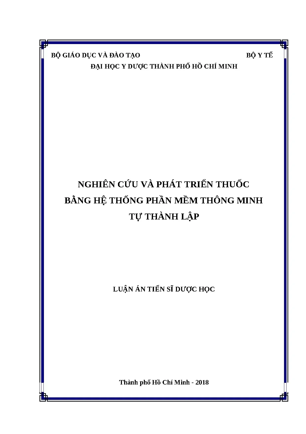 Luận án tiến sĩ dược học full cnd và bc nghiên cứu và phát t
