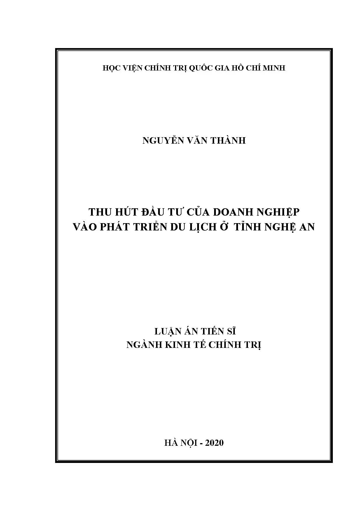 Thu hút đầu tư doanh nghiệp phát triển du lịch Nghệ An