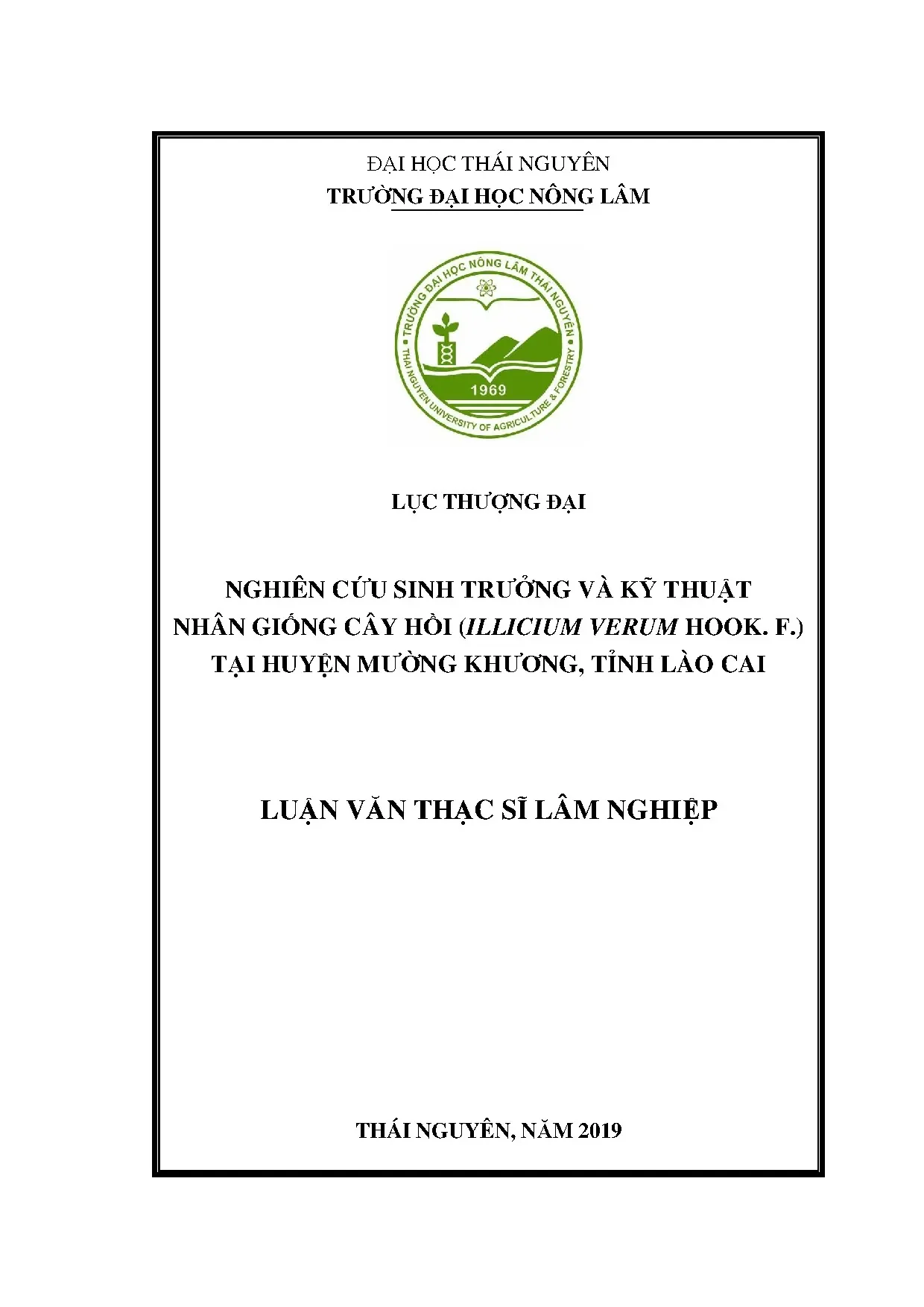 Kỹ thuật nhân giống và sinh trưởng cây Hồi Mường Khương