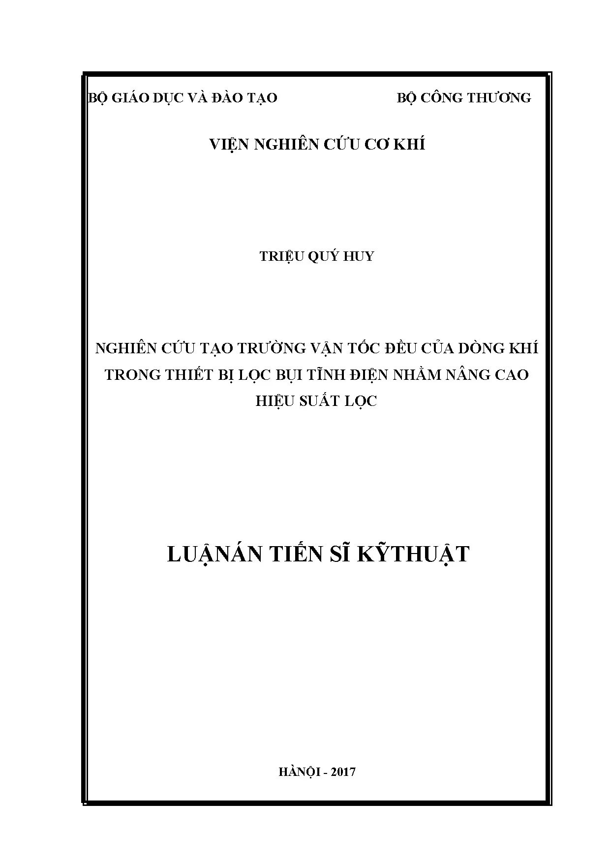 Tạo trường vận tốc khí đều, nâng cao hiệu suất lọc bụi tĩnh điện