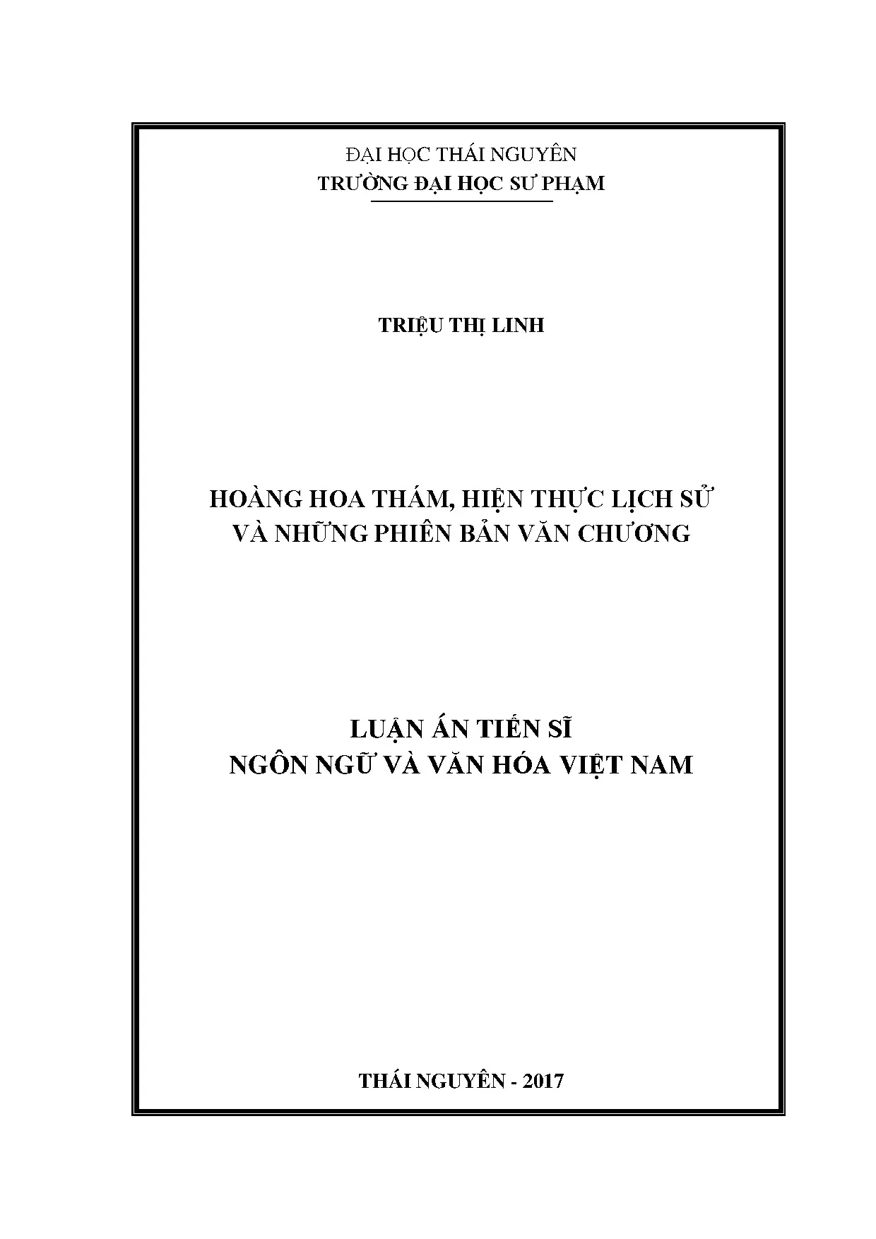 Hoàng Hoa Thám: Hiện thực Lịch sử và Phiên bản Văn chương