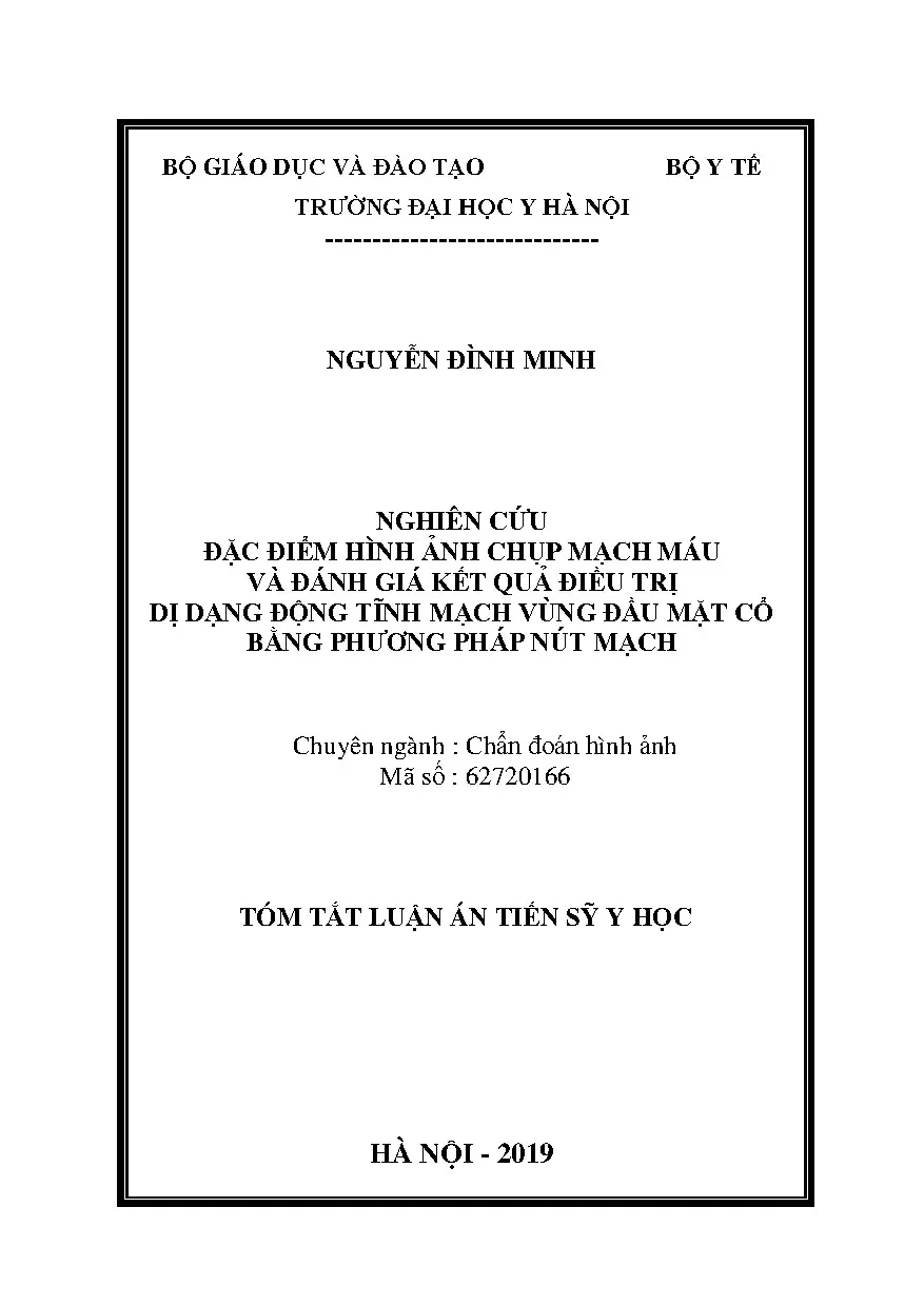 Tóm tắt luận án tiến sĩ y học nghiên cứu đặc điểm hình ảnh c