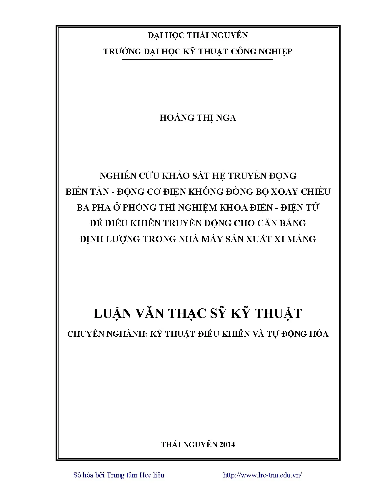 Hệ truyền động biến tần động cơ không đồng bộ: Ứng dụng cân định lượng xi măng