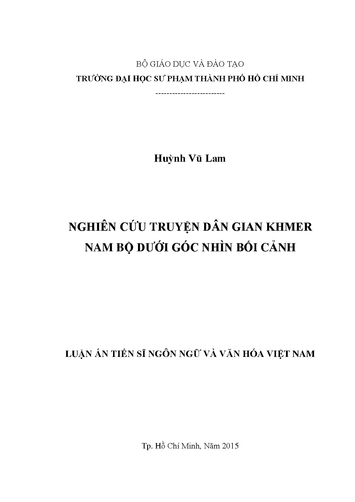Luận án tiến sĩ ngôn ngữ và văn hóa việt nam nghiên cứu truy