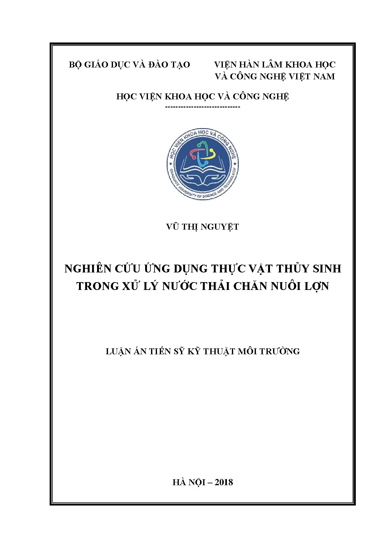Thực vật thủy sinh xử lý nước thải chăn nuôi lợn