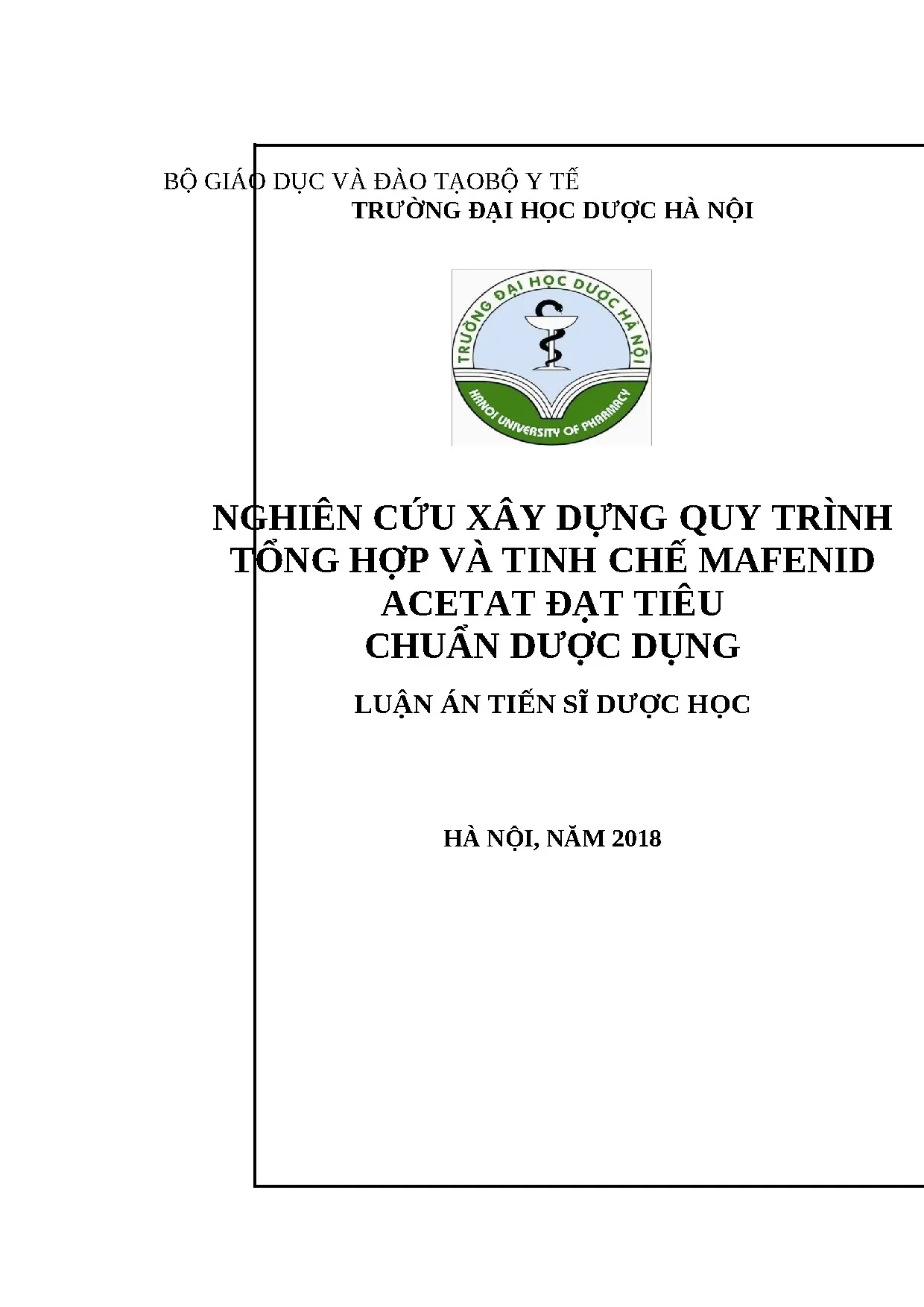 Luận án tiến sĩ dược học full cnd và bc nghiên cứu xây dựng