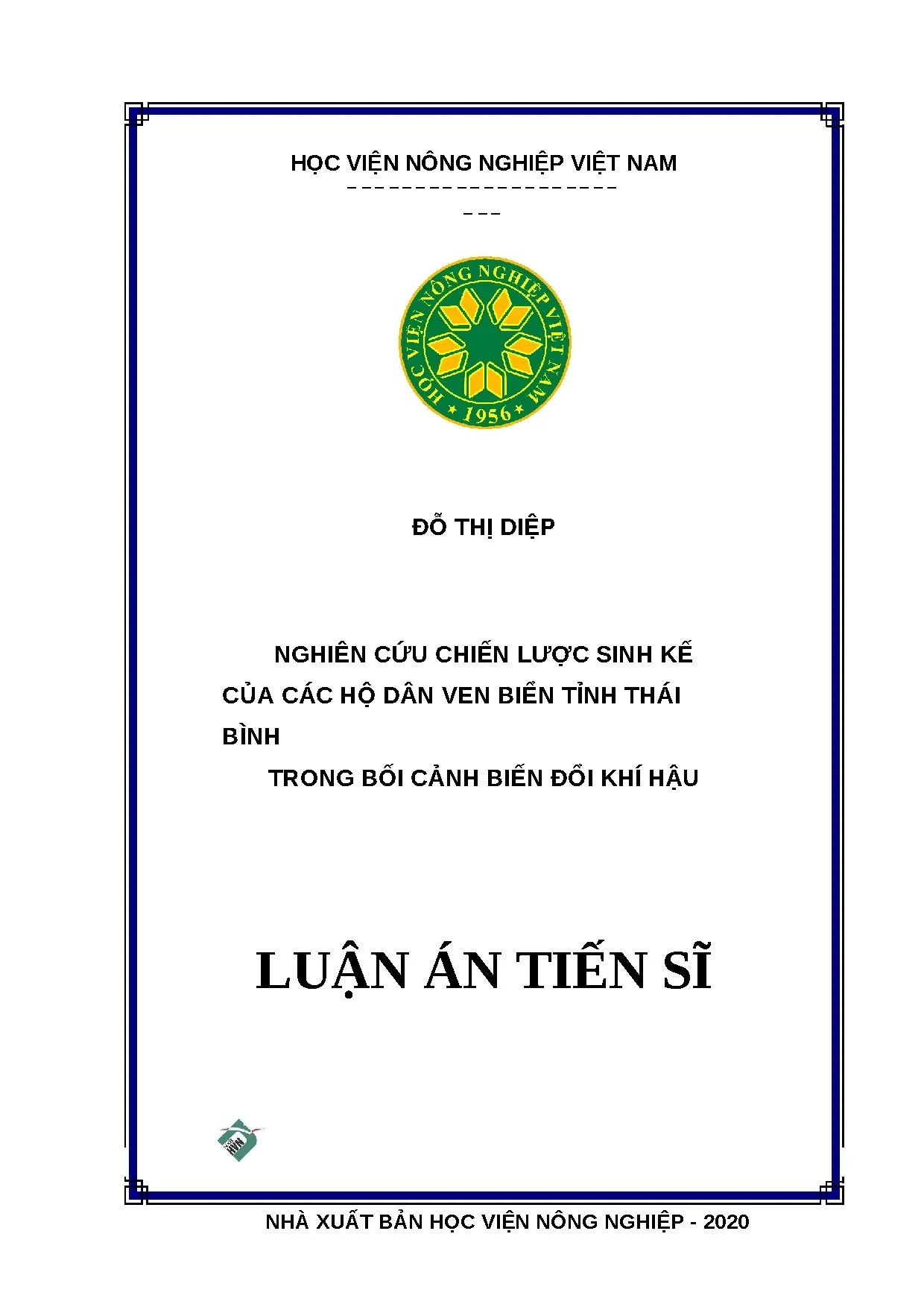 Luận án tiến sĩ kinh tế phát triển full nghiên cứu chiến lượ