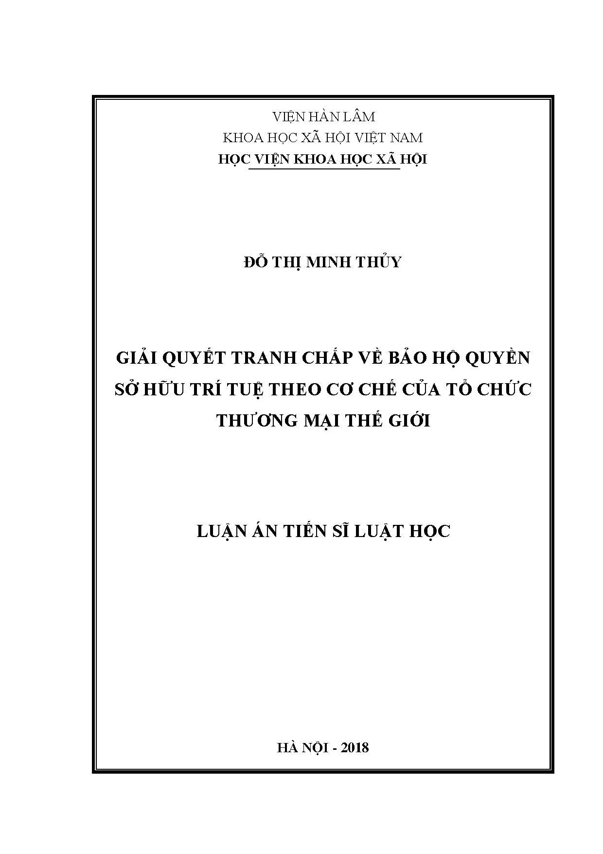Giải quyết tranh chấp về bảo hộ quyền sở hữu trí tuệ theo cơ