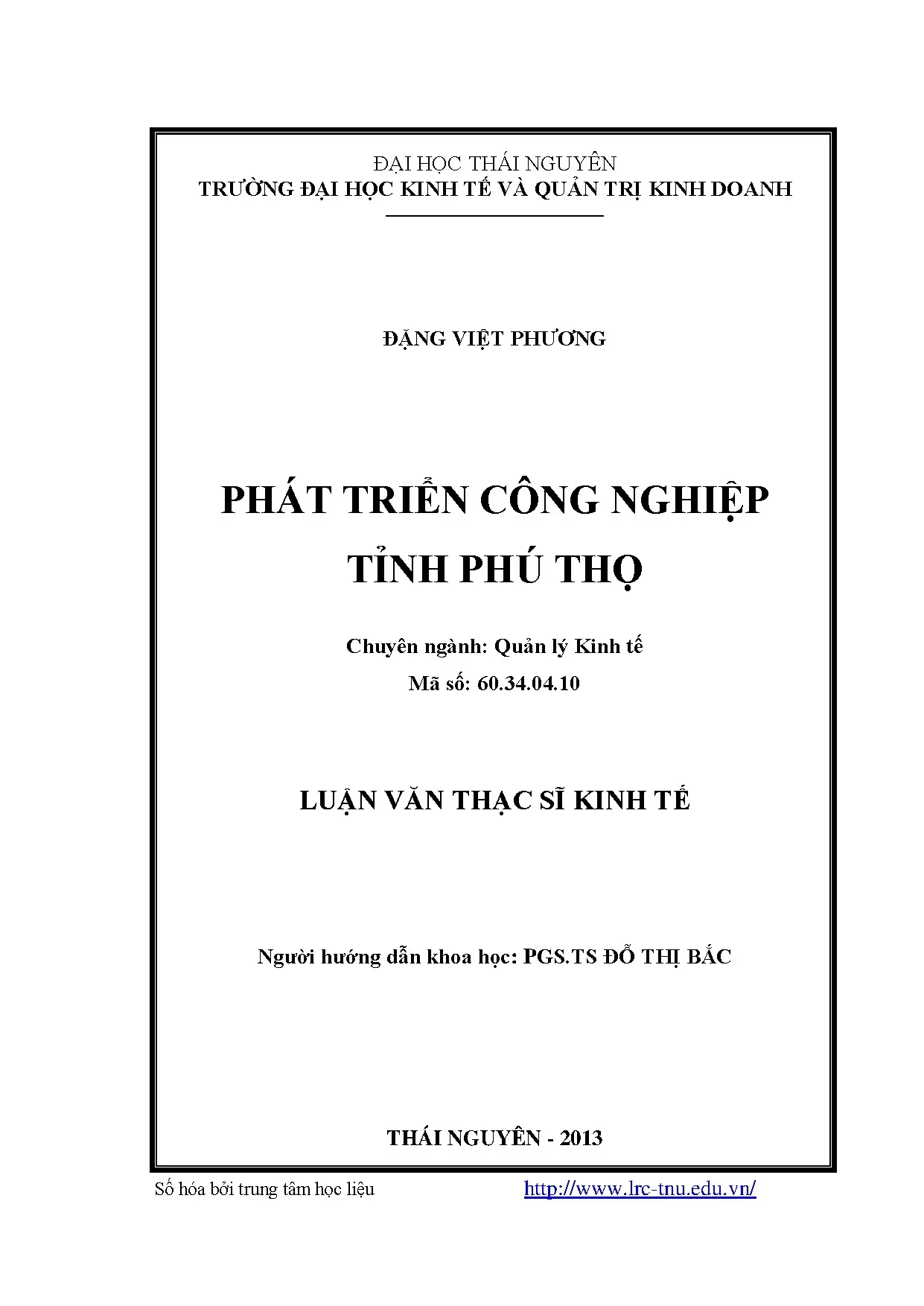Phát triển công nghiệp tỉnh Phú Thọ