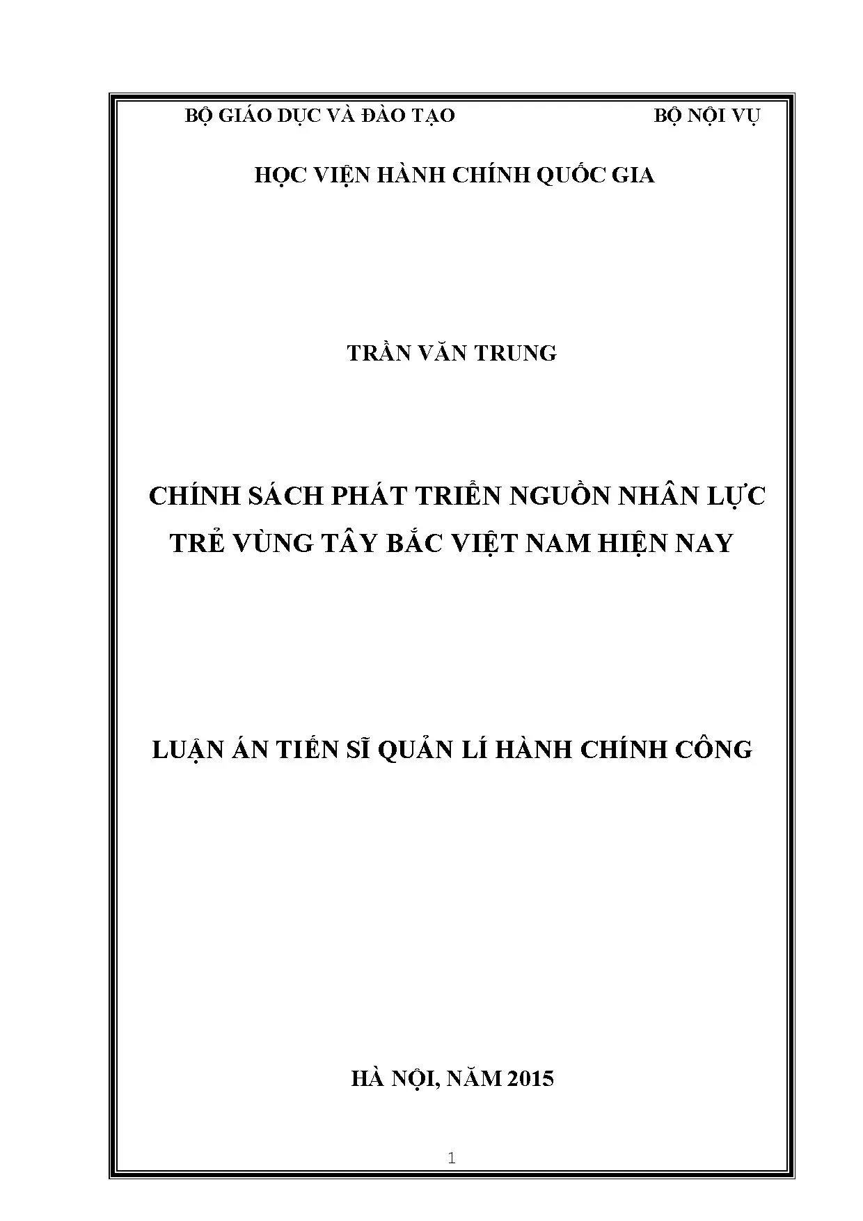 Phát triển nguồn nhân lực trẻ Tây Bắc