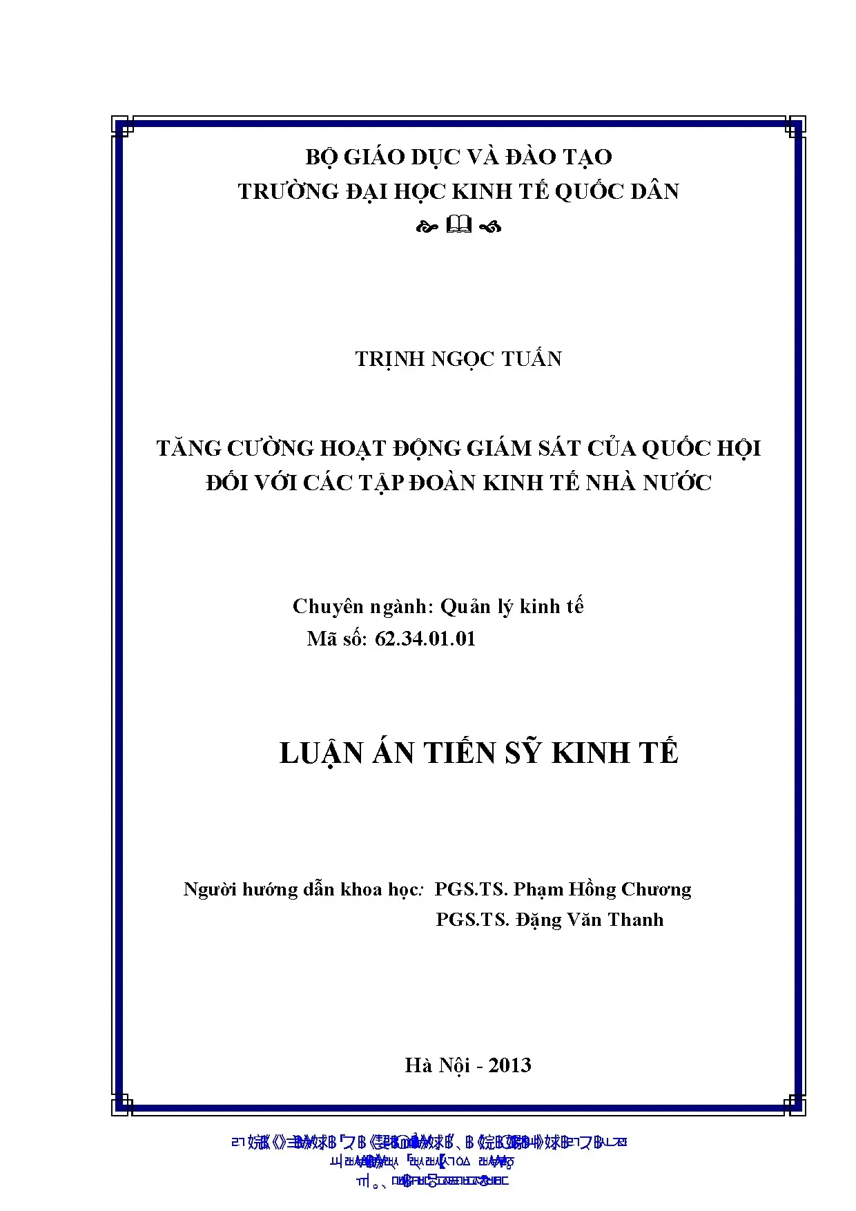 Giám sát Quốc hội với Tập đoàn Kinh tế Nhà nước