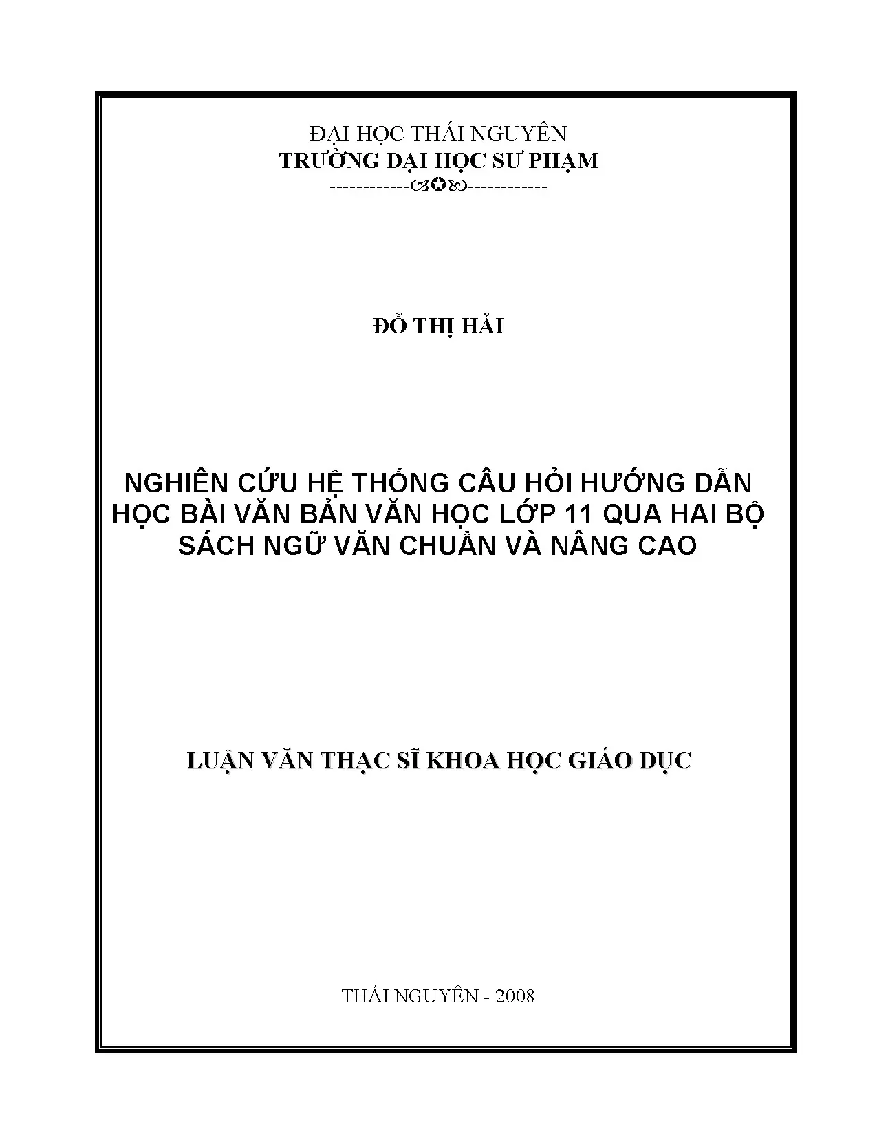Câu hỏi văn học lớp 11: Sách chuẩn & nâng cao