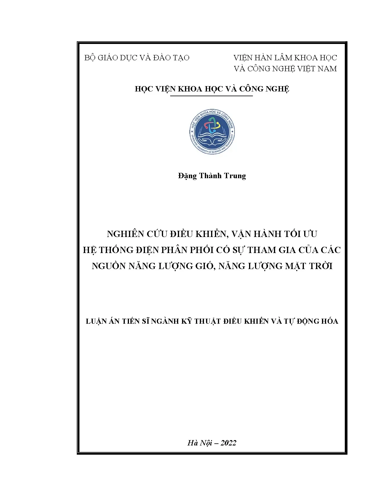 Tối ưu hóa hệ thống điện với năng lượng gió, mặt trời