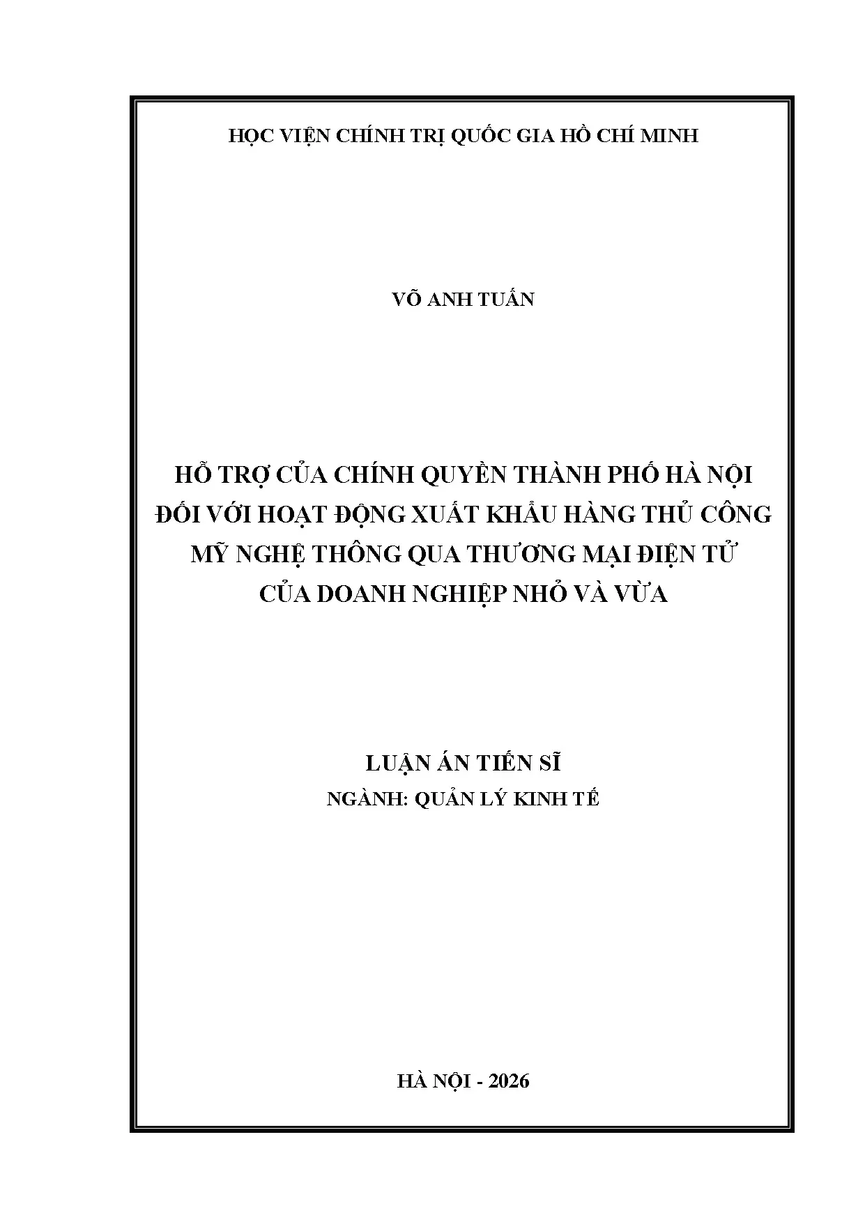 Hỗ trợ xuất khẩu thủ công mỹ nghệ Hà Nội qua TMĐT