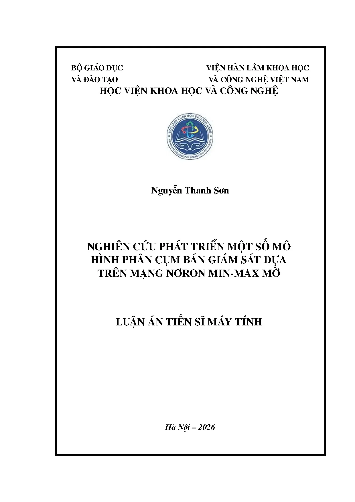 Nghiên cứu phát triển một số mô hình phân cụm bán giám sát