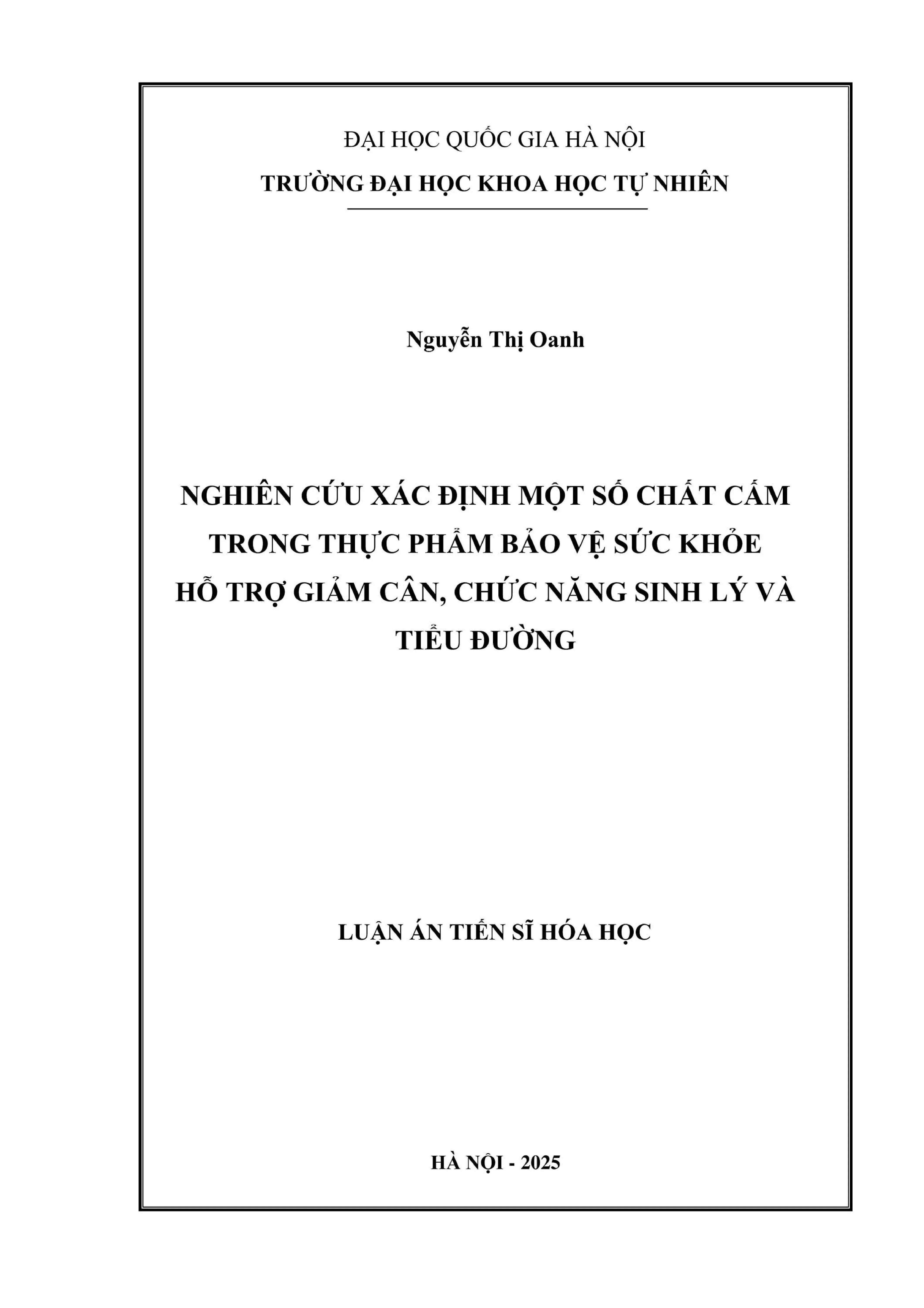 Phân tích chất cấm trong TPBVSK: Giảm cân, sinh lý, tiểu đường