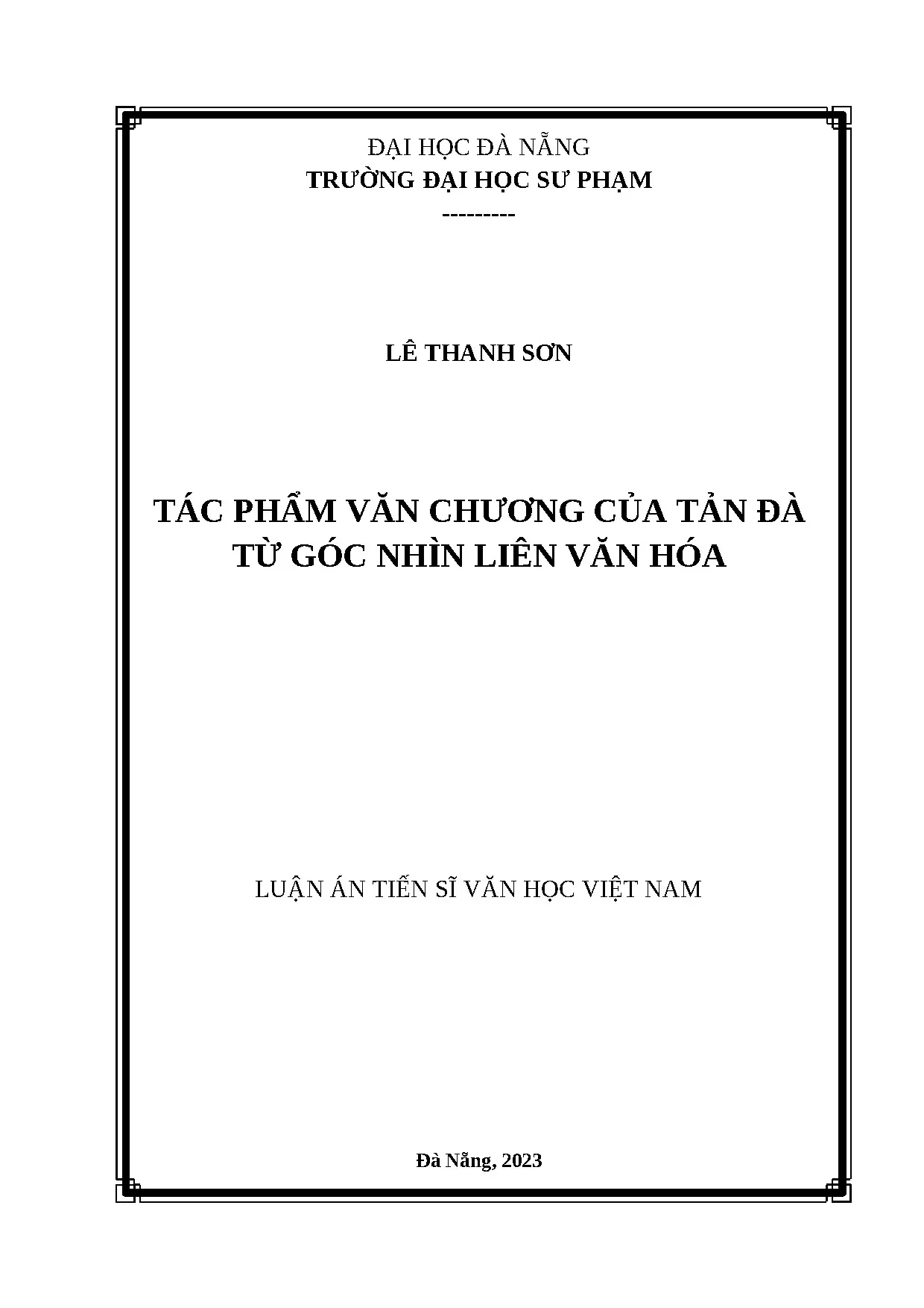 Văn chương Tản Đà: Góc nhìn liên văn hóa