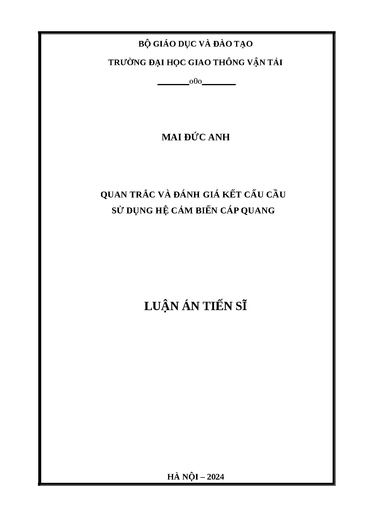 Quan trắc và đánh giá kết cấu cầu sử dụng hệ cảm biến cáp qu