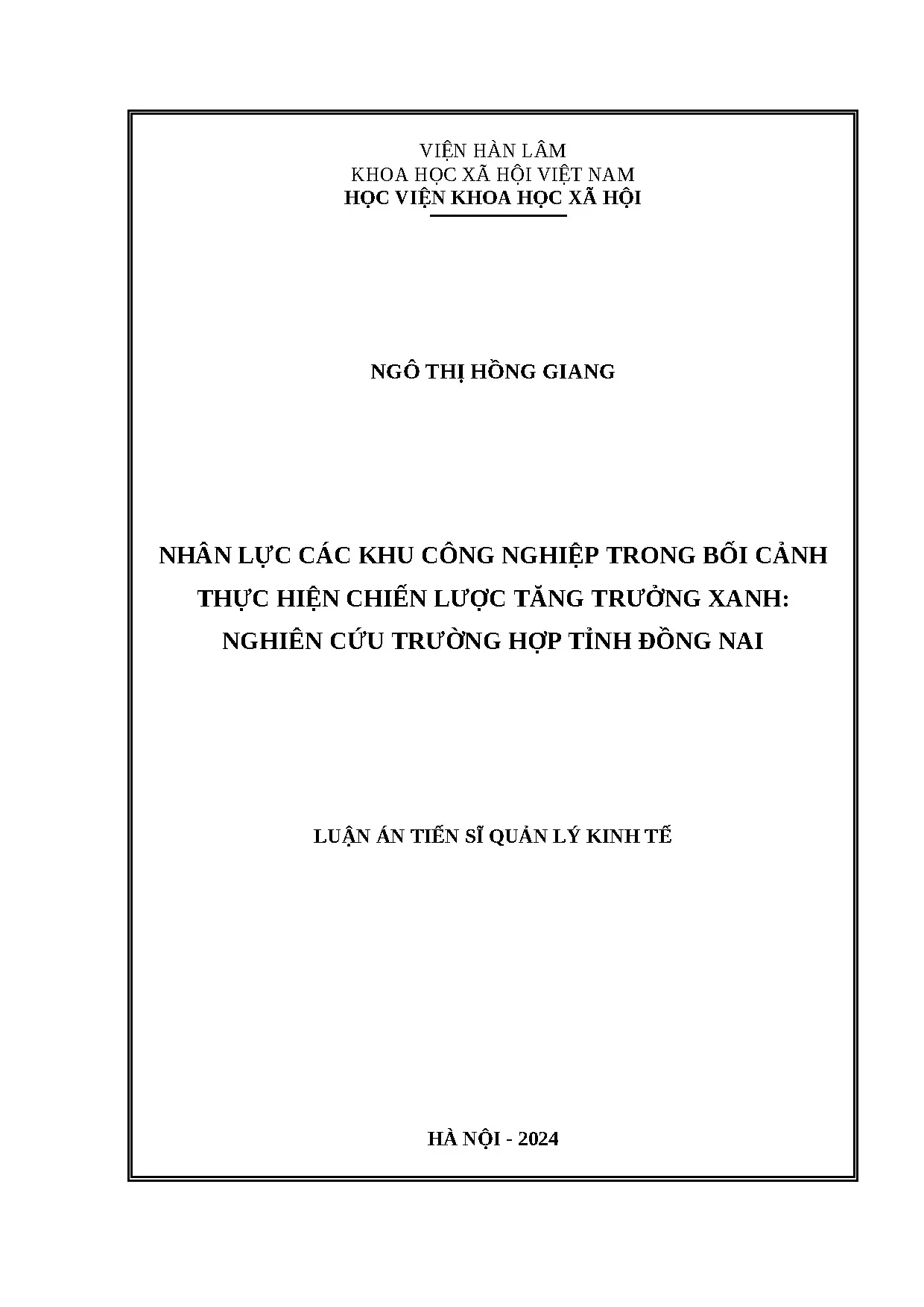 Nhân lực các khu công nghiệp trong bối cảnh thực hiện chiến