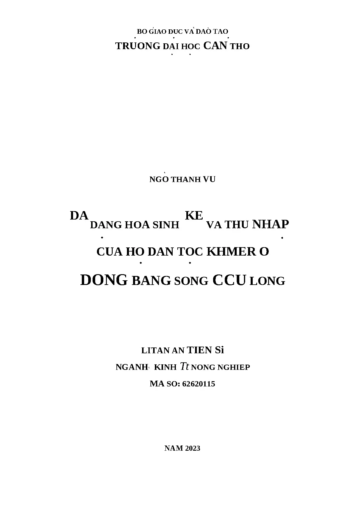 Đa dạng hóa sinh kế, thu nhập cho người Khmer ĐBSCL